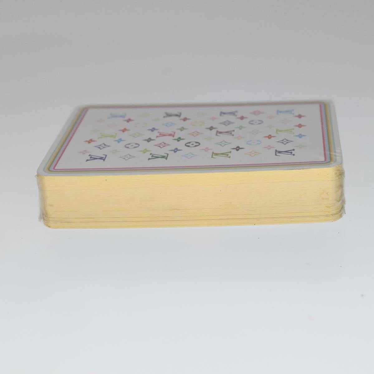 LOUIS VUITTON Monogram Multicolor Playing Cards Black White LV 105957