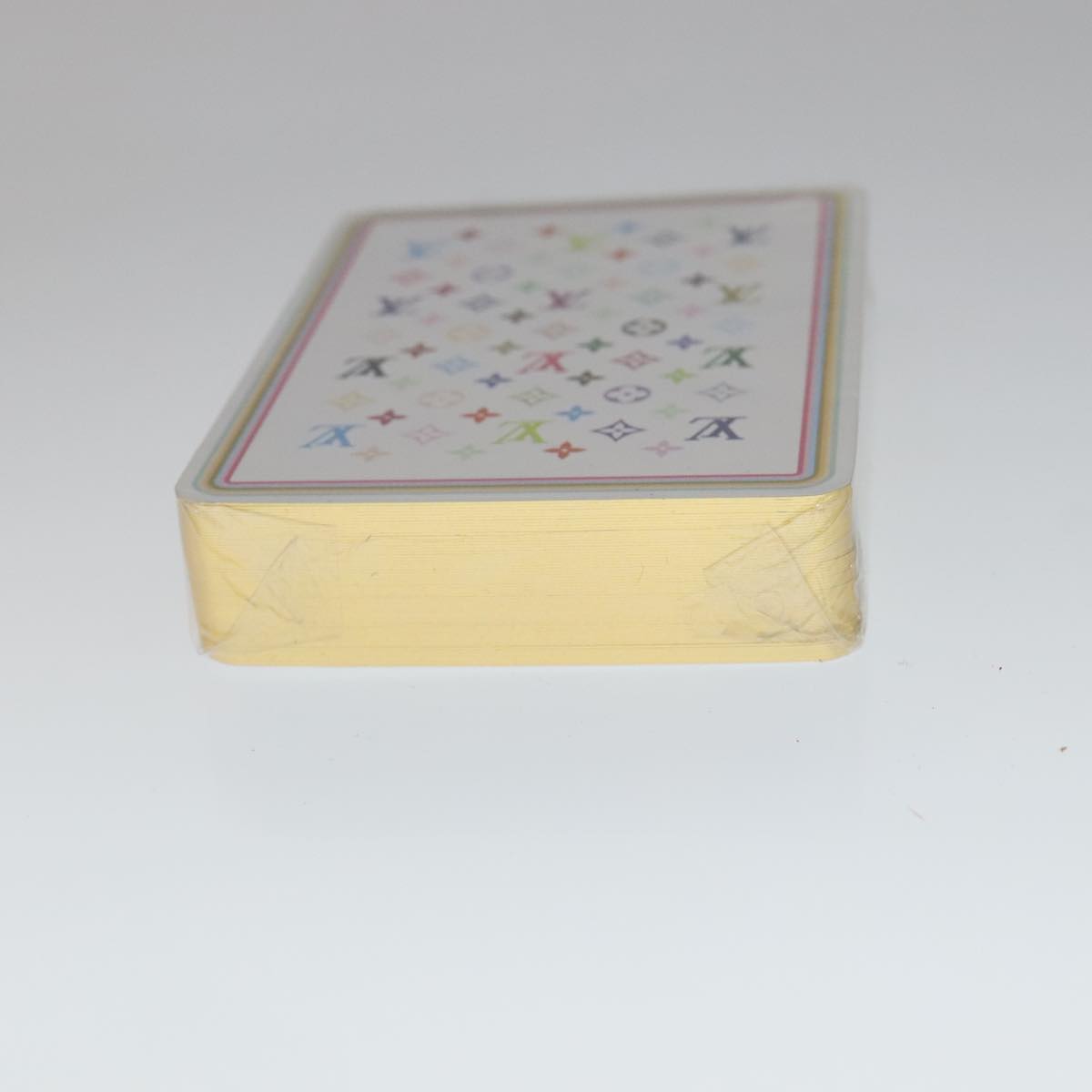 LOUIS VUITTON Monogram Multicolor Playing Cards Black White LV 105957