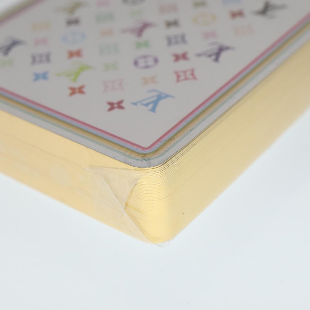LOUIS VUITTON Monogram Multicolor Playing Cards Black White LV 105957