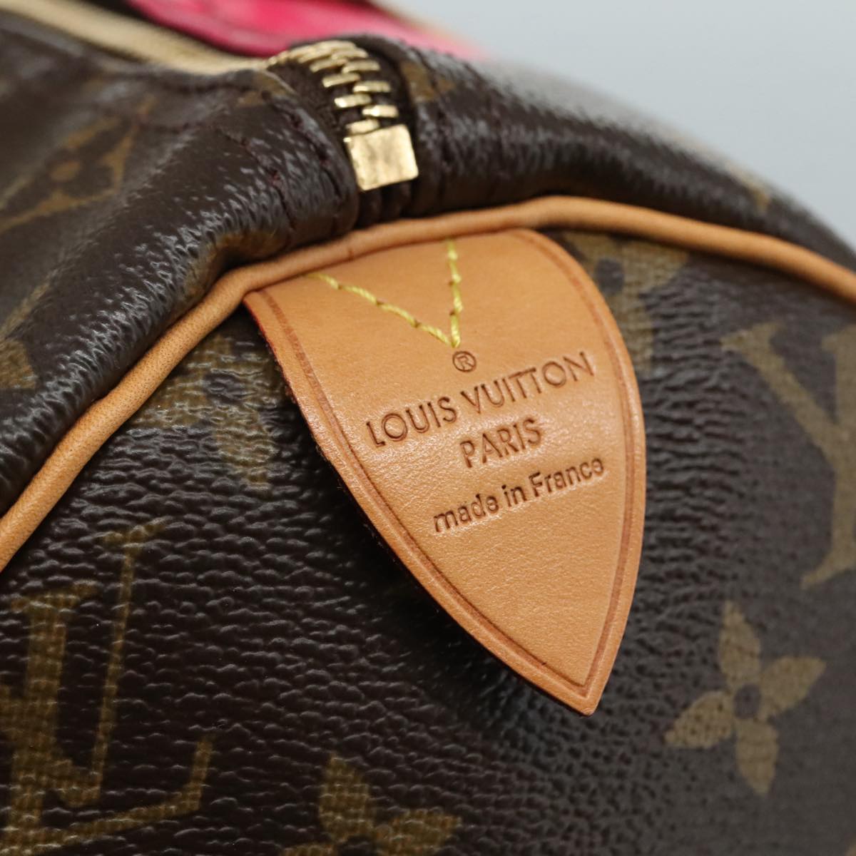 LOUIS VUITTON Monogram V Line Speedy 30 Hand Bag M41533 LV 105968A