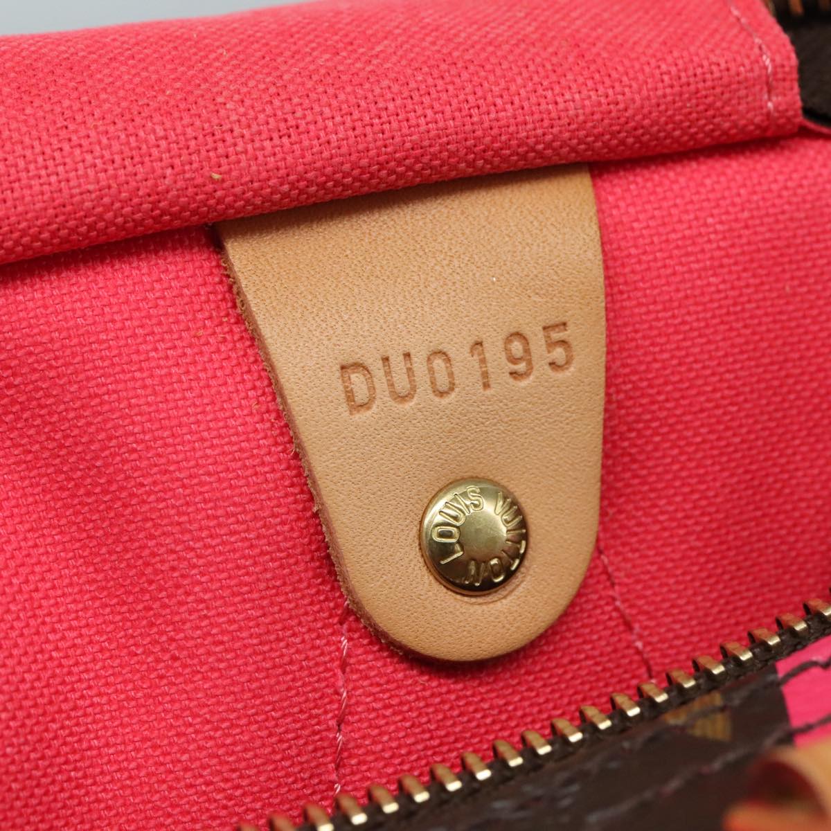 LOUIS VUITTON Monogram V Line Speedy 30 Hand Bag M41533 LV 105968A