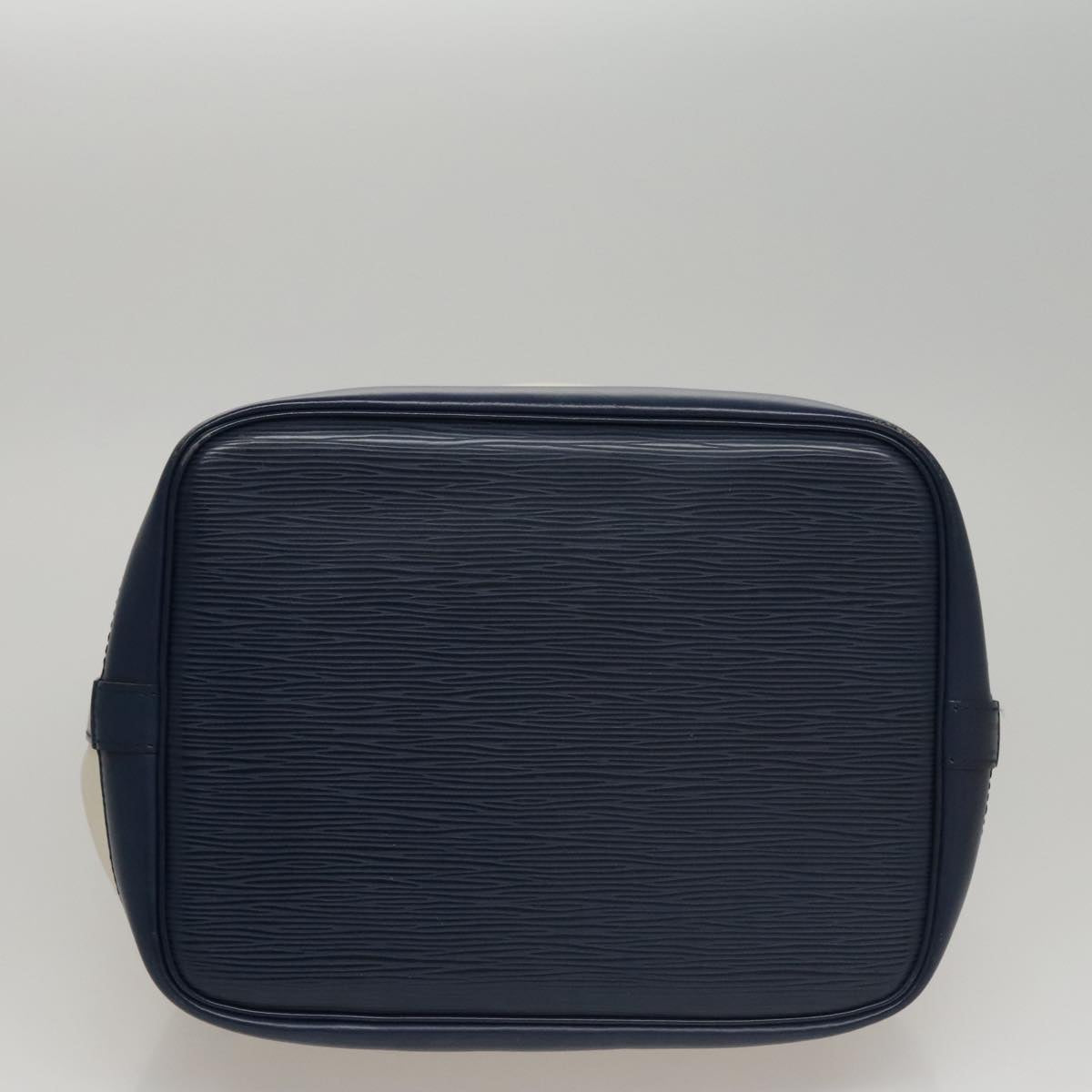 LOUIS VUITTON Epi Petit Noe Bicolor Shoulder Bag White Navy M40881 106318