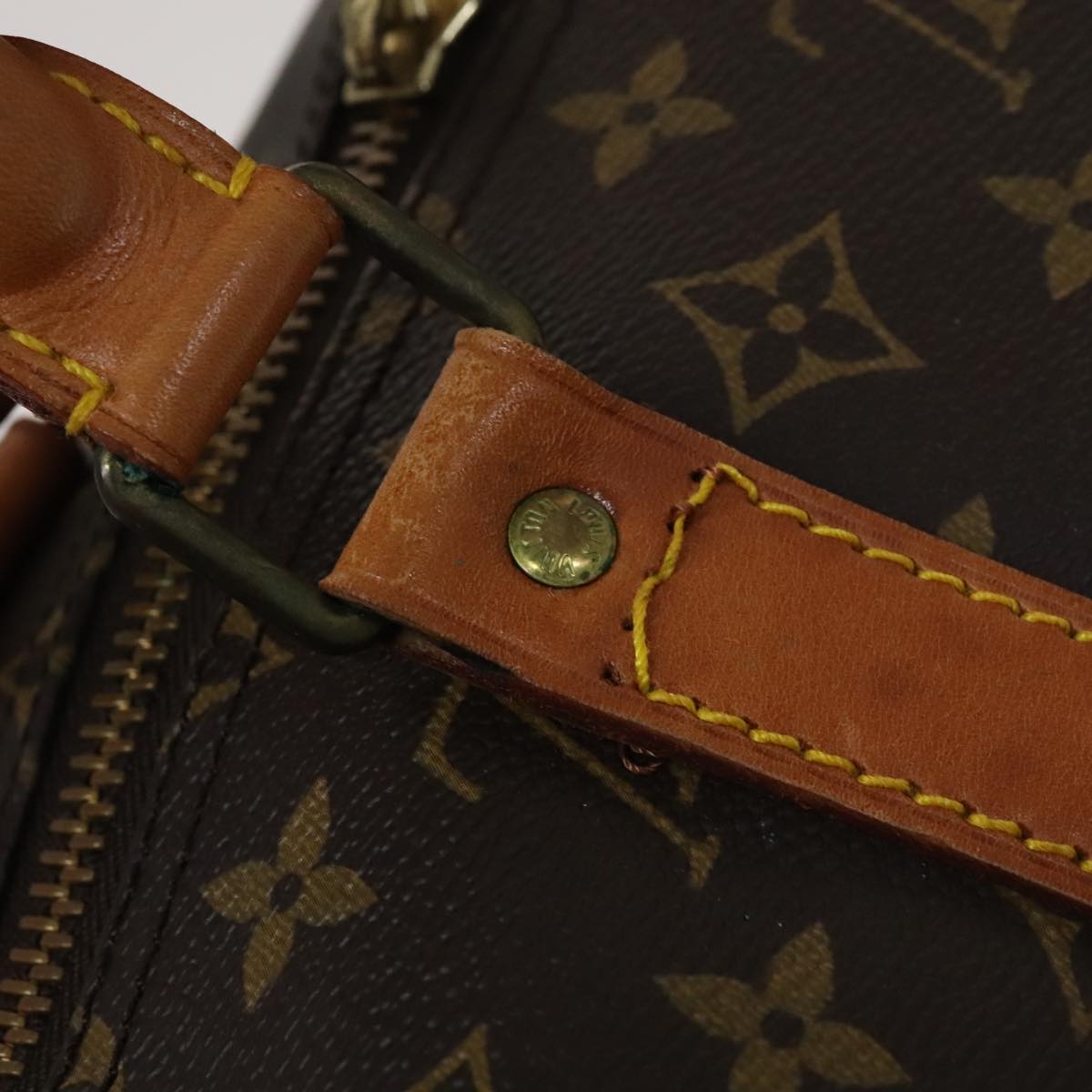 LOUIS VUITTON Monogram Keepall 55 Boston Bag M41424 LV 106578