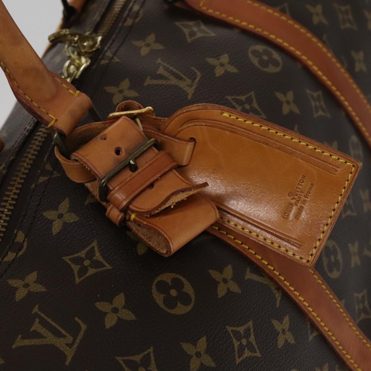 LOUIS VUITTON Monogram Keepall 55 Boston Bag M41424 LV 106578