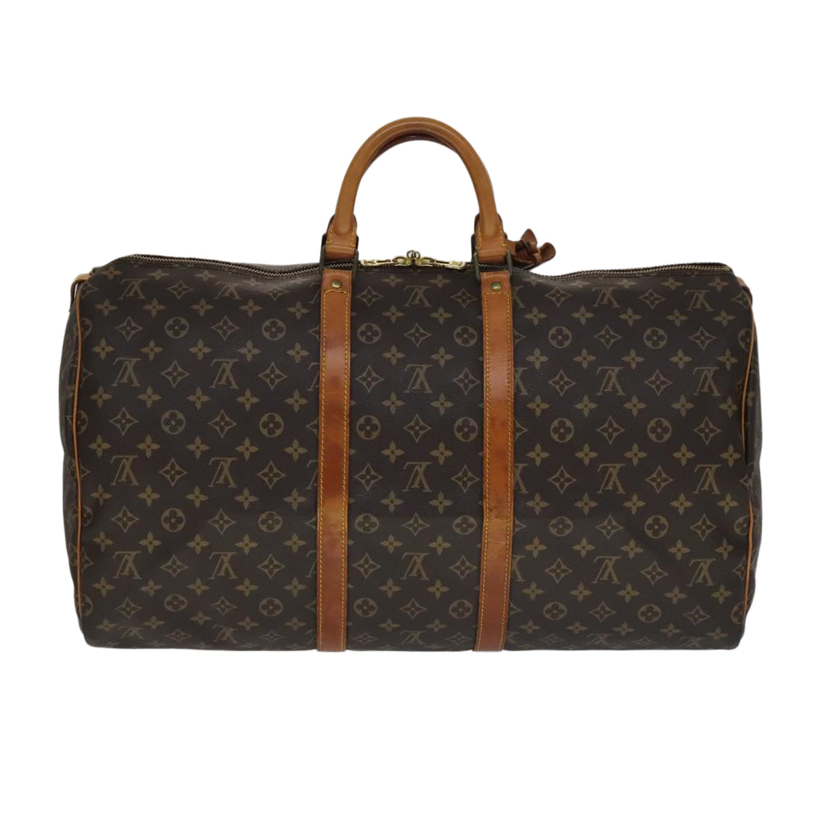 LOUIS VUITTON Monogram Keepall 55 Boston Bag M41424 LV 106578