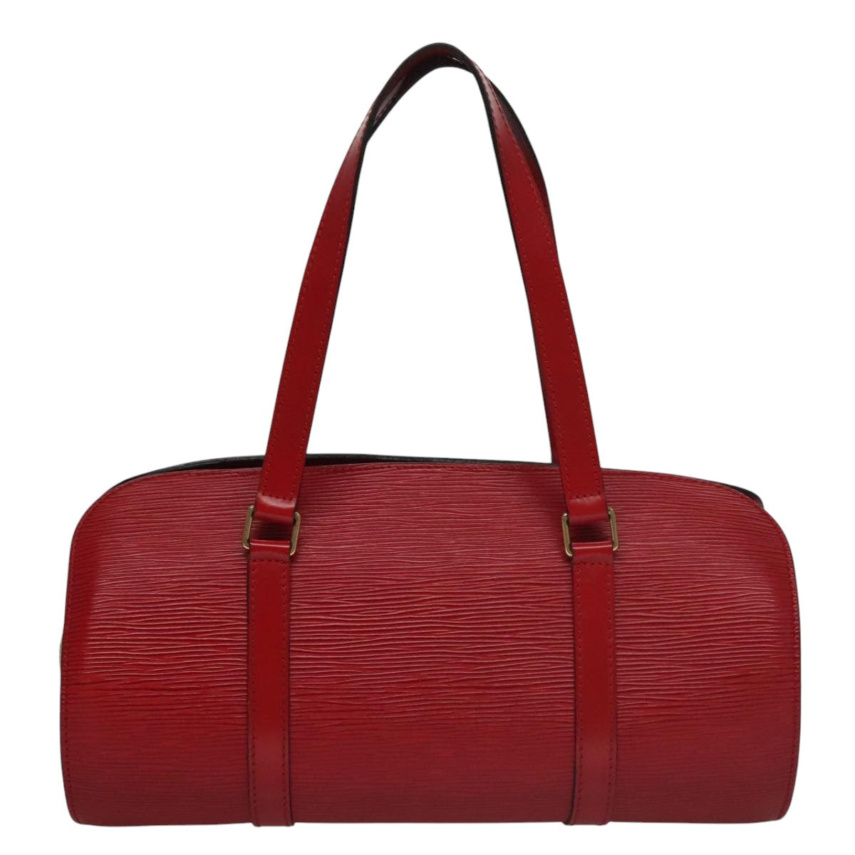LOUIS VUITTON Epi Soufflot Hand Bag Red M52227 LV 106901