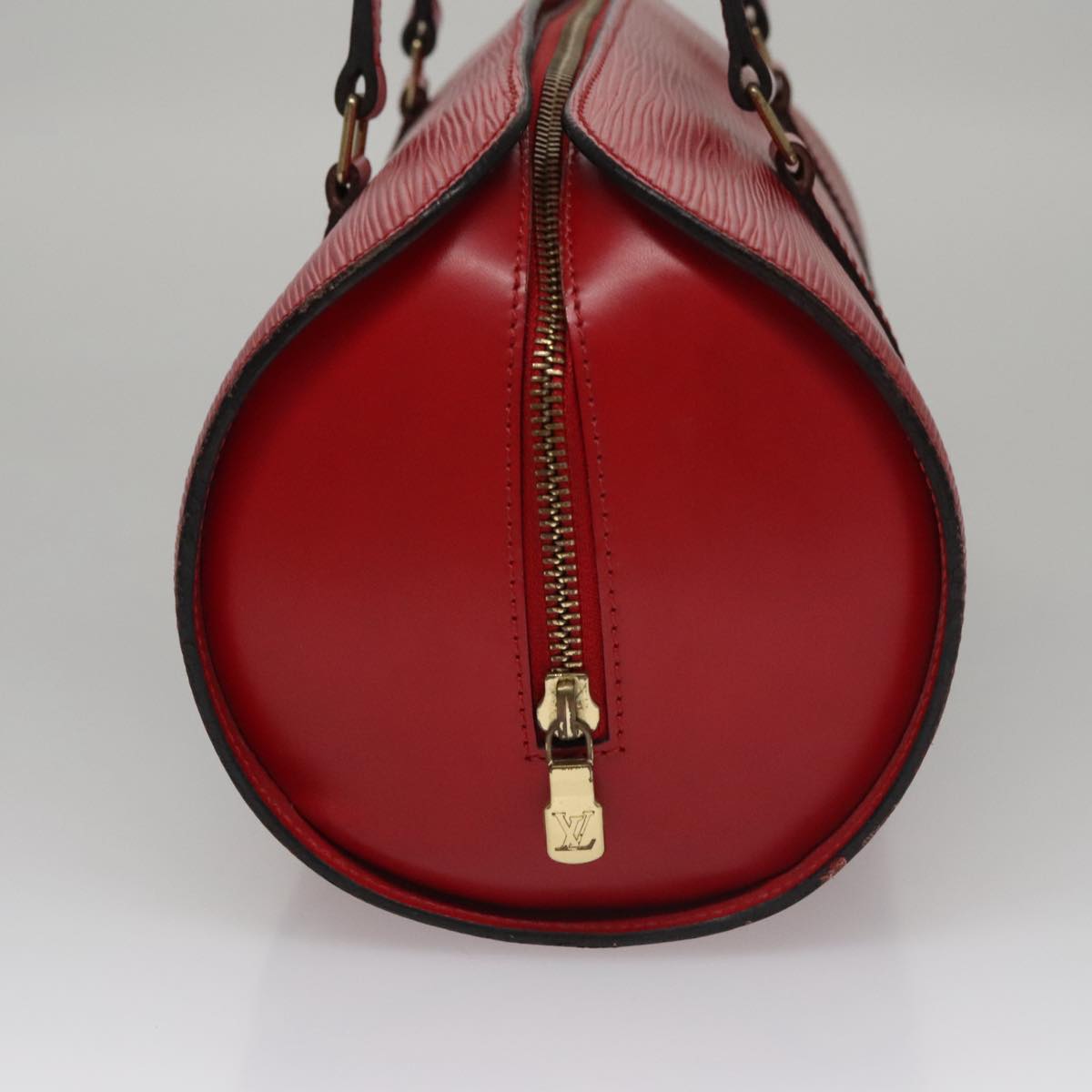 LOUIS VUITTON Epi Soufflot Hand Bag Red M52227 LV 106901