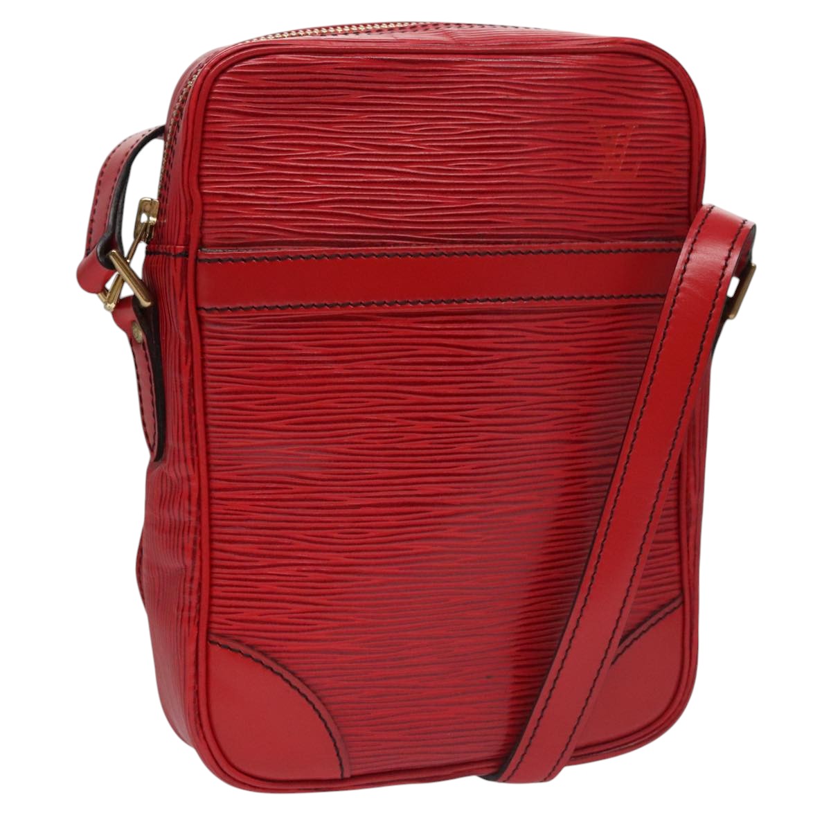 LOUIS VUITTON Epi Danube Shoulder Bag Red M45637 LV 106902