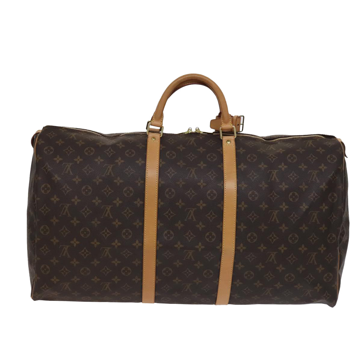 LOUIS VUITTON Monogram Keepall 60 Boston Bag M41422 LV 106918
