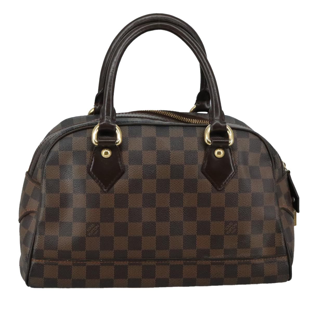 LOUIS VUITTON Damier Ebene Duomo Hand Bag N60008 LV 106921