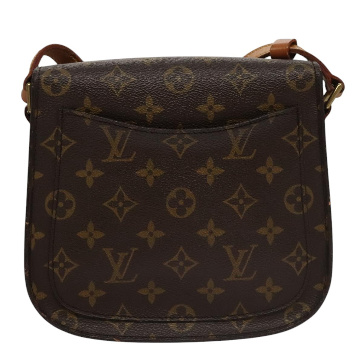 LOUIS VUITTON Monogram Saint Cloud MM Shoulder Bag M51243 LV 106922