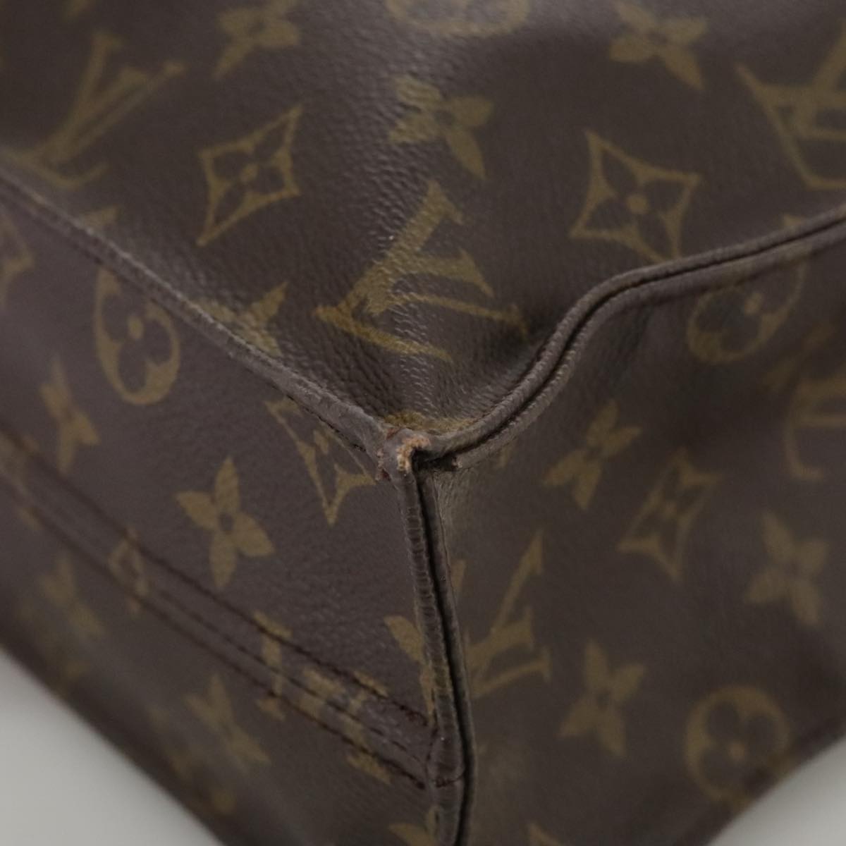 LOUIS VUITTON Monogram Sac Plat Hand Bag M51140 LV 106945