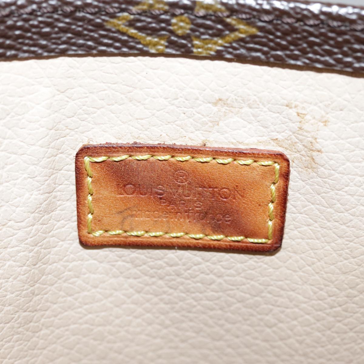 LOUIS VUITTON Monogram Sac Plat Hand Bag M51140 LV 106945