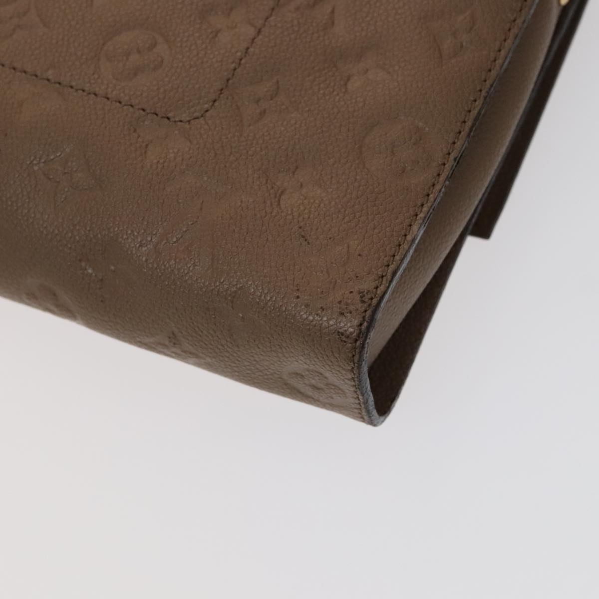 LOUIS VUITTON Monogram Empreinte Fascinant Bag White Neige M40807 LV 106994