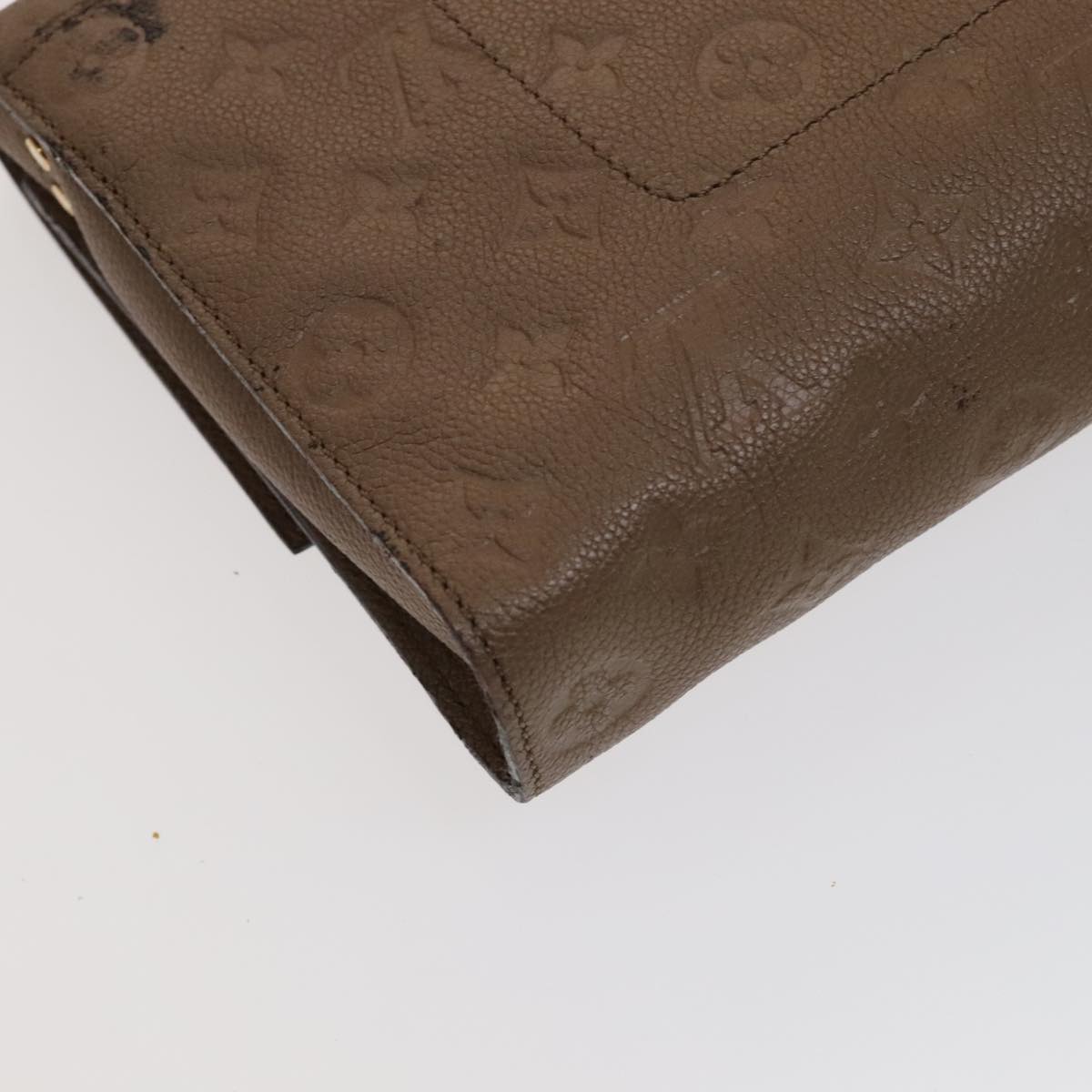 LOUIS VUITTON Monogram Empreinte Fascinant Bag White Neige M40807 LV 106994