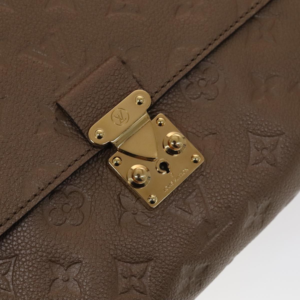 LOUIS VUITTON Monogram Empreinte Fascinant Bag White Neige M40807 LV 106994