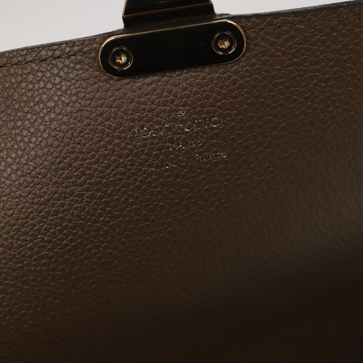 LOUIS VUITTON Monogram Empreinte Fascinant Bag White Neige M40807 LV 106994