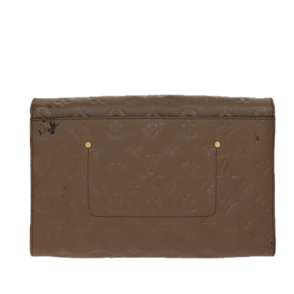 LOUIS VUITTON Monogram Empreinte Fascinant Bag White Neige M40807 LV 106994