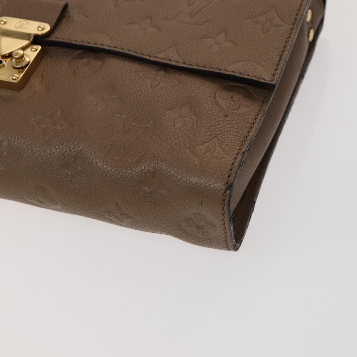 LOUIS VUITTON Monogram Empreinte Fascinant Bag White Neige M40807 LV 106994