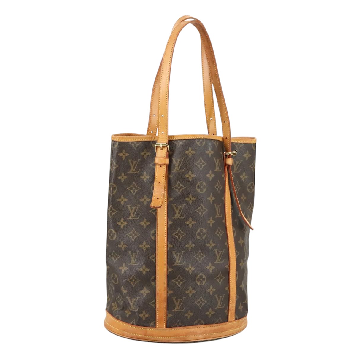 LOUIS VUITTON Monogram Bucket GM Shoulder Bag M42236 LV 107033