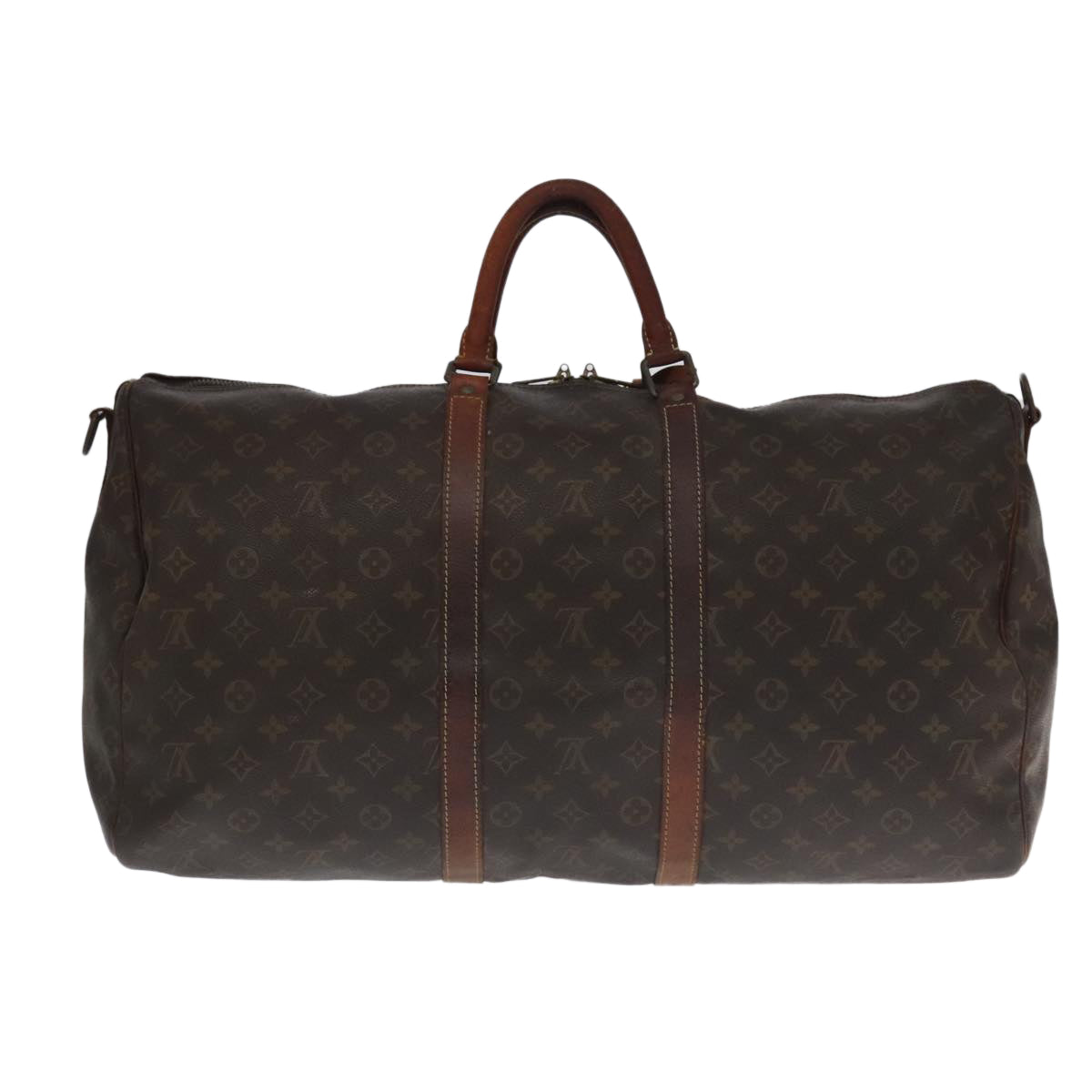 LOUIS VUITTON Monogram Keepall Bandouliere 55 Boston Bag M41414 LV 107048