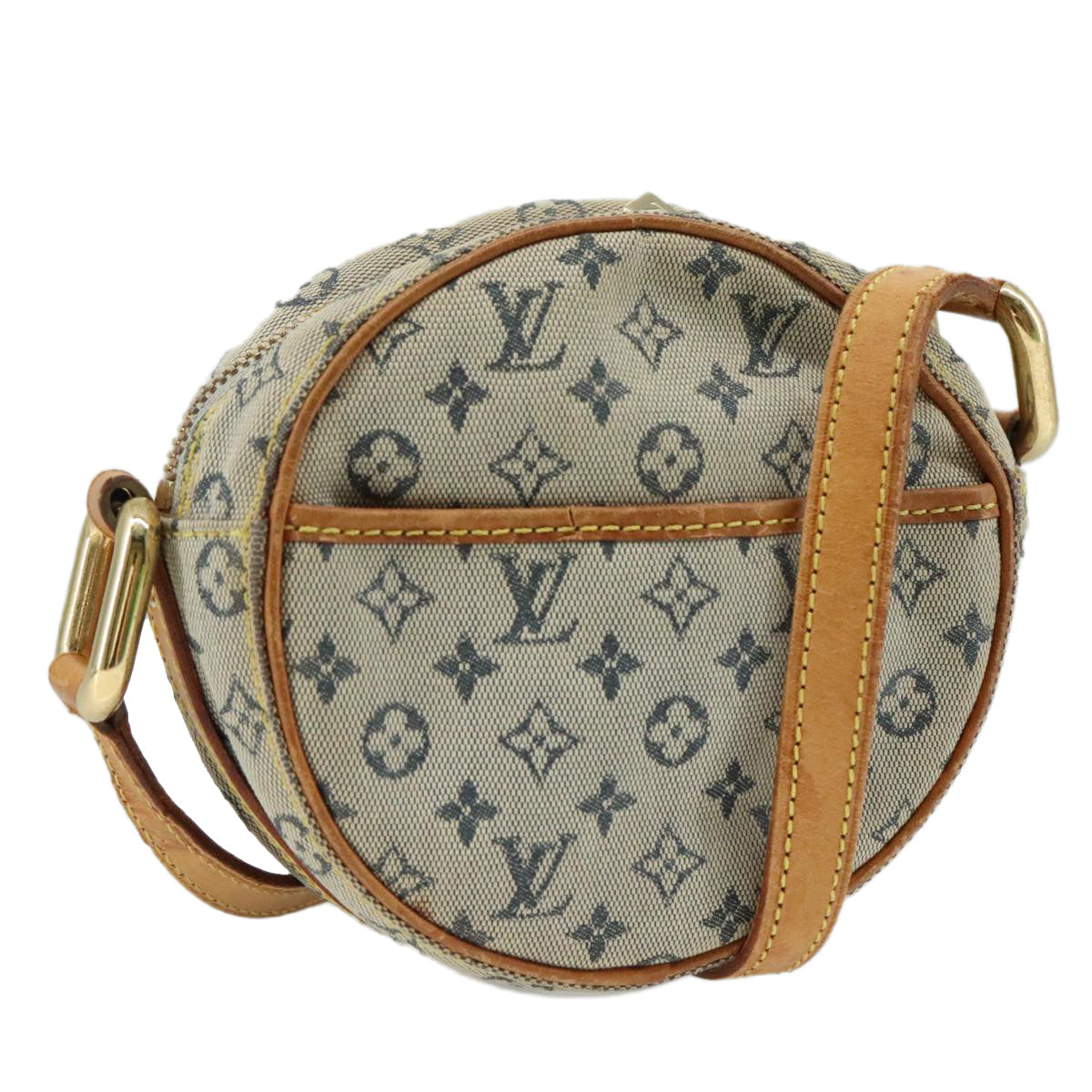 LOUIS VUITTON Monogram Mini Jeanne PM Shoulder Bag Blue M92001 LV 107390