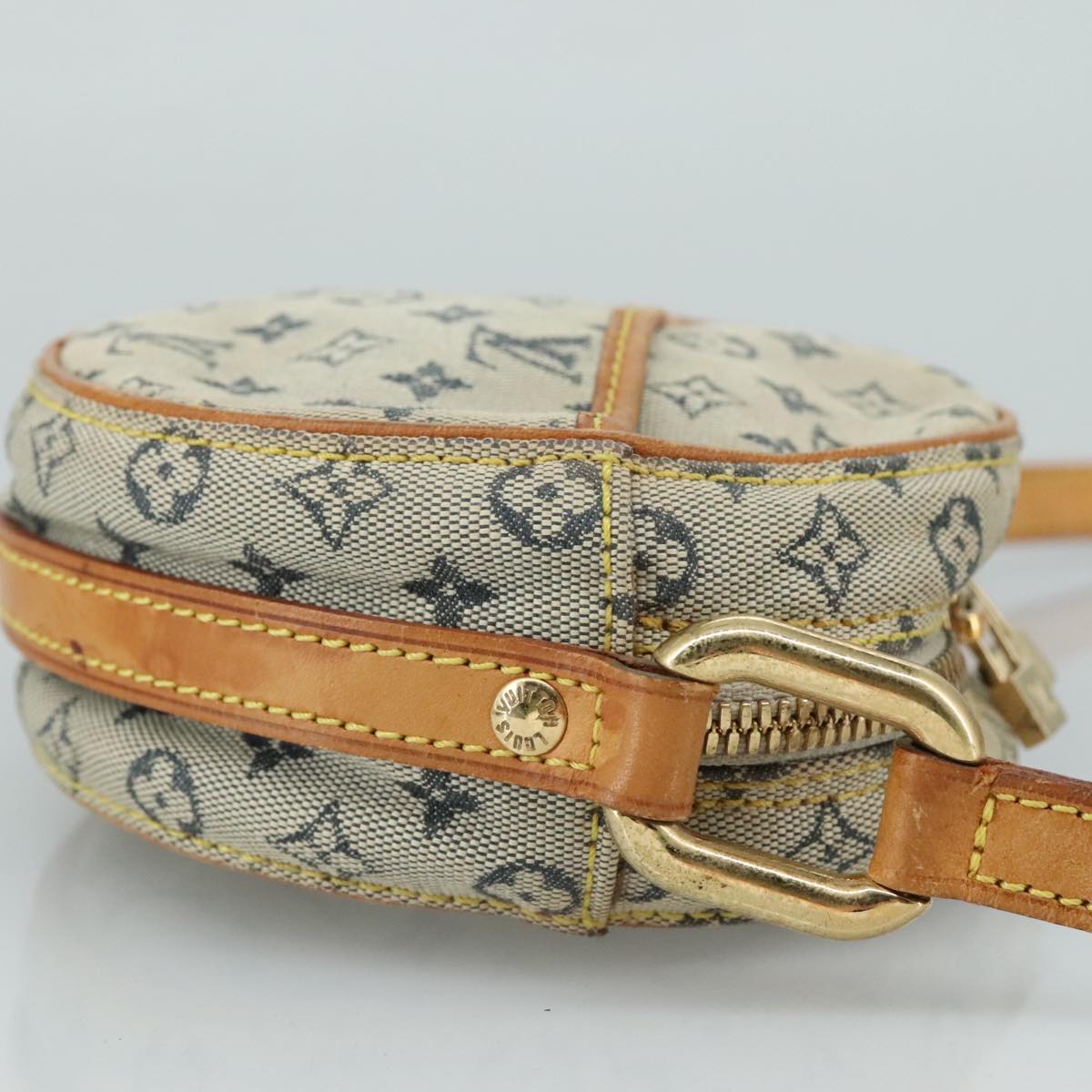 LOUIS VUITTON Monogram Mini Jeanne PM Shoulder Bag Blue M92001 LV 107390