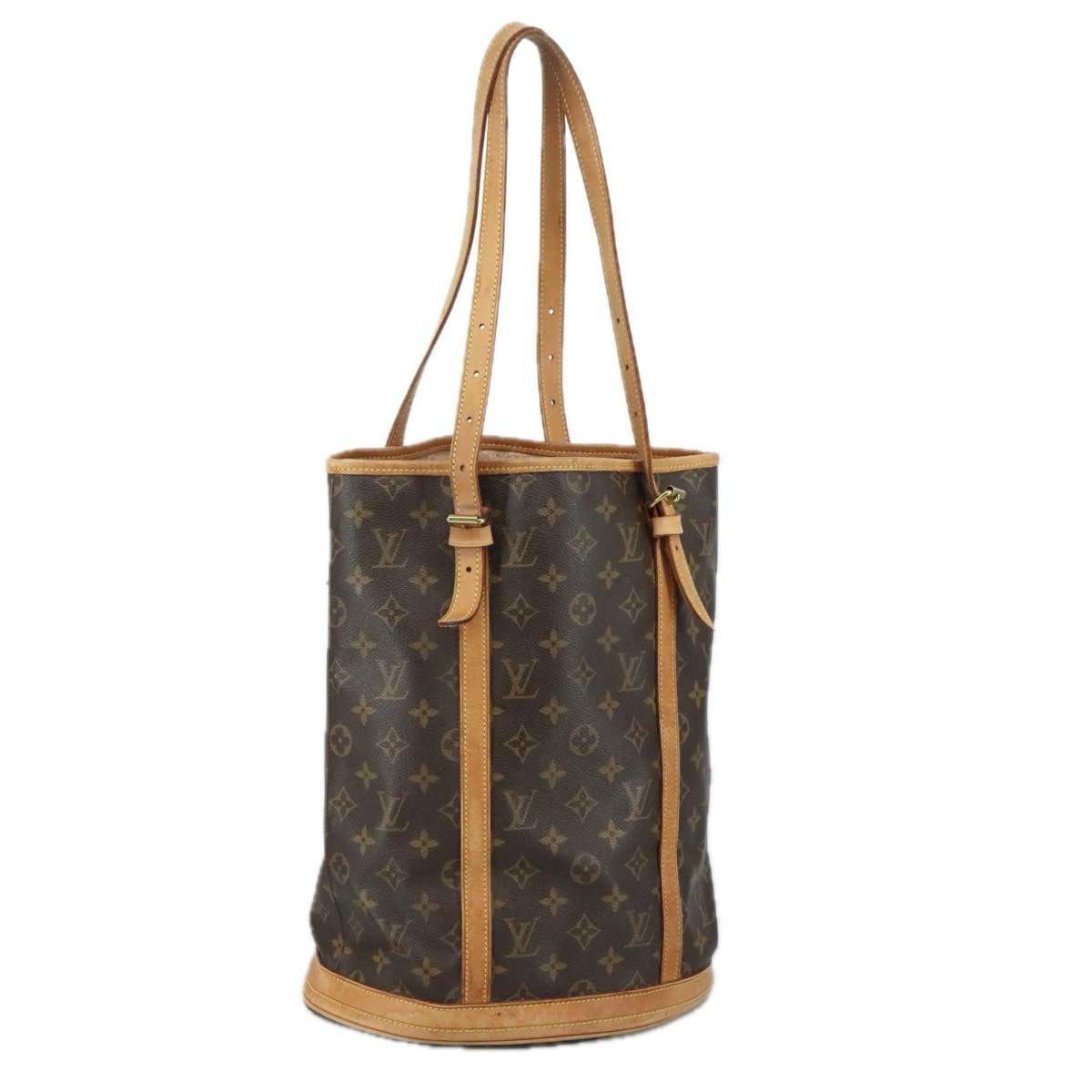 LOUIS VUITTON Monogram Bucket GM Shoulder Bag M42236 LV 107398