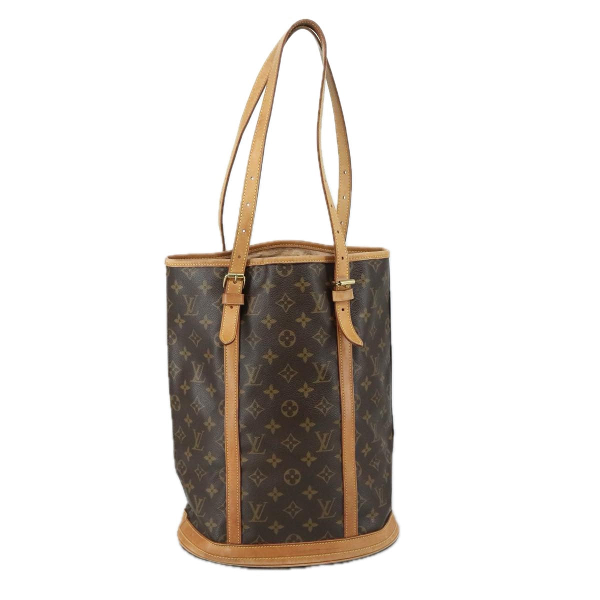 LOUIS VUITTON Monogram Bucket GM Shoulder Bag M42236 LV 107398