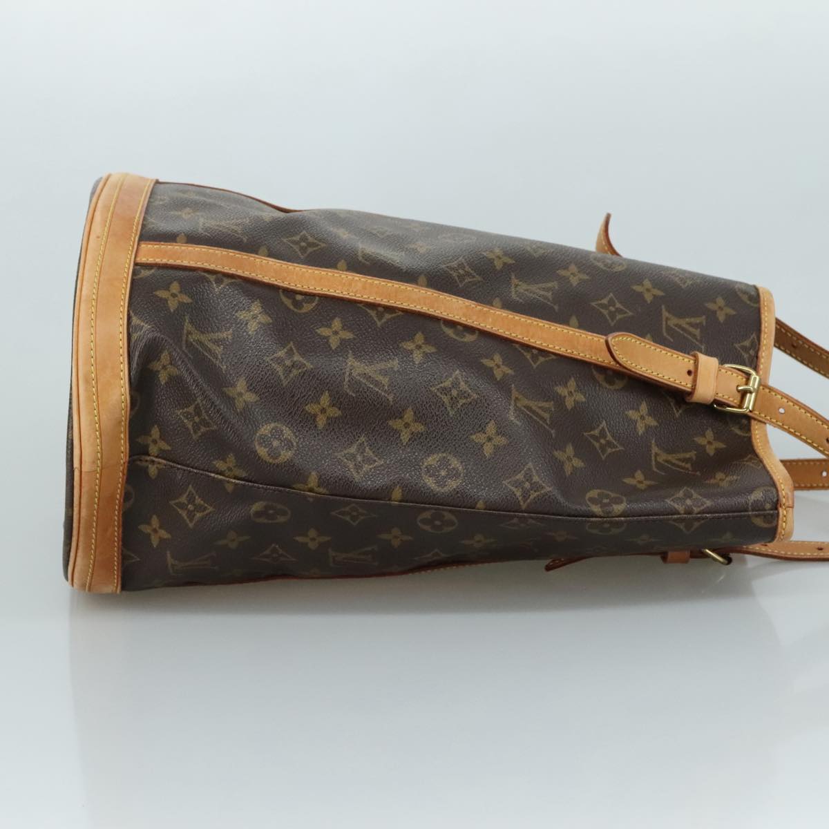 LOUIS VUITTON Monogram Bucket GM Shoulder Bag M42236 LV 107398