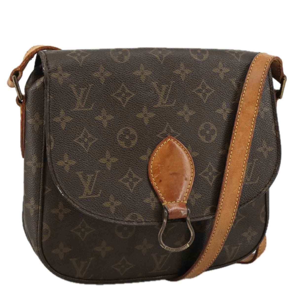 LOUIS VUITTON Monogram Saint Cloud GM Shoulder Bag M51242 LV 107404