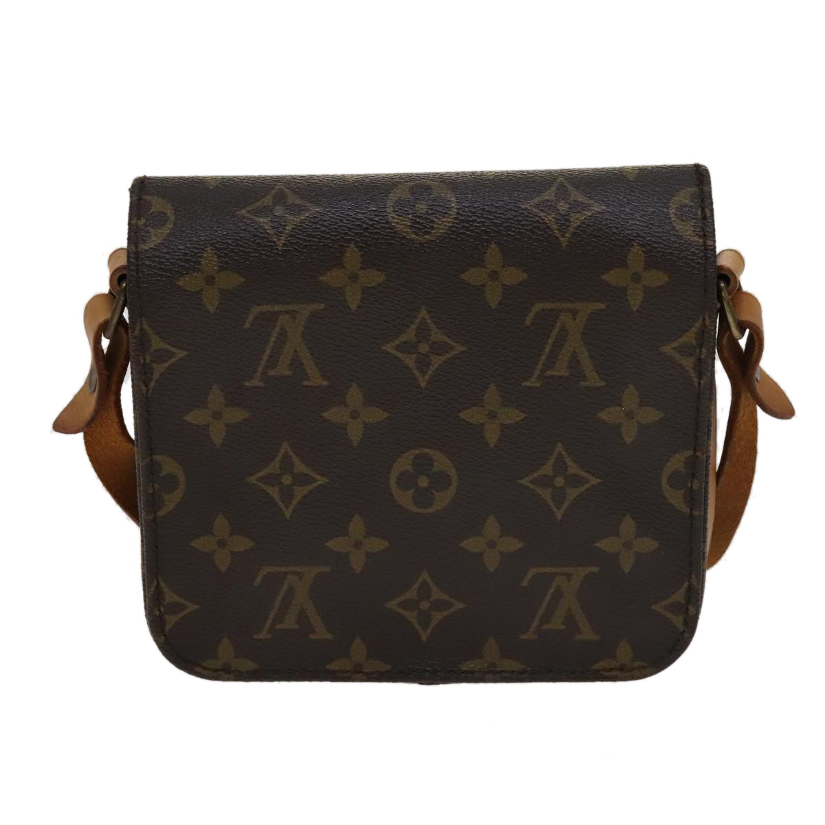 LOUIS VUITTON Monogram Cartouchiere PM Shoulder Bag M51254 LV 107419