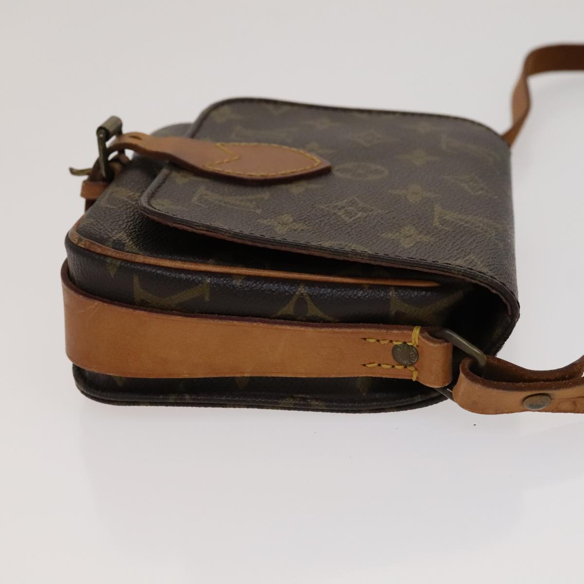 LOUIS VUITTON Monogram Cartouchiere PM Shoulder Bag M51254 LV 107419