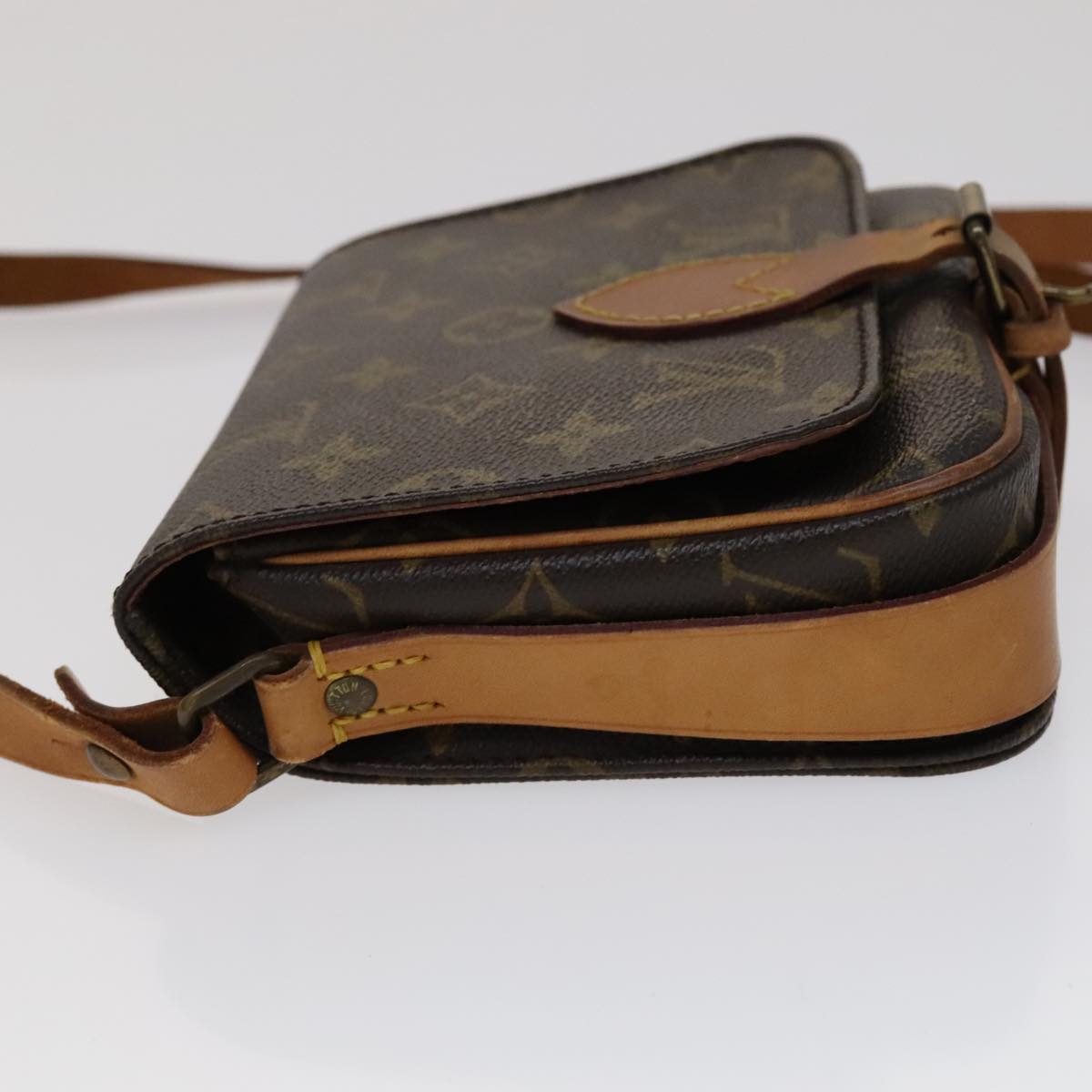 LOUIS VUITTON Monogram Cartouchiere PM Shoulder Bag M51254 LV 107419