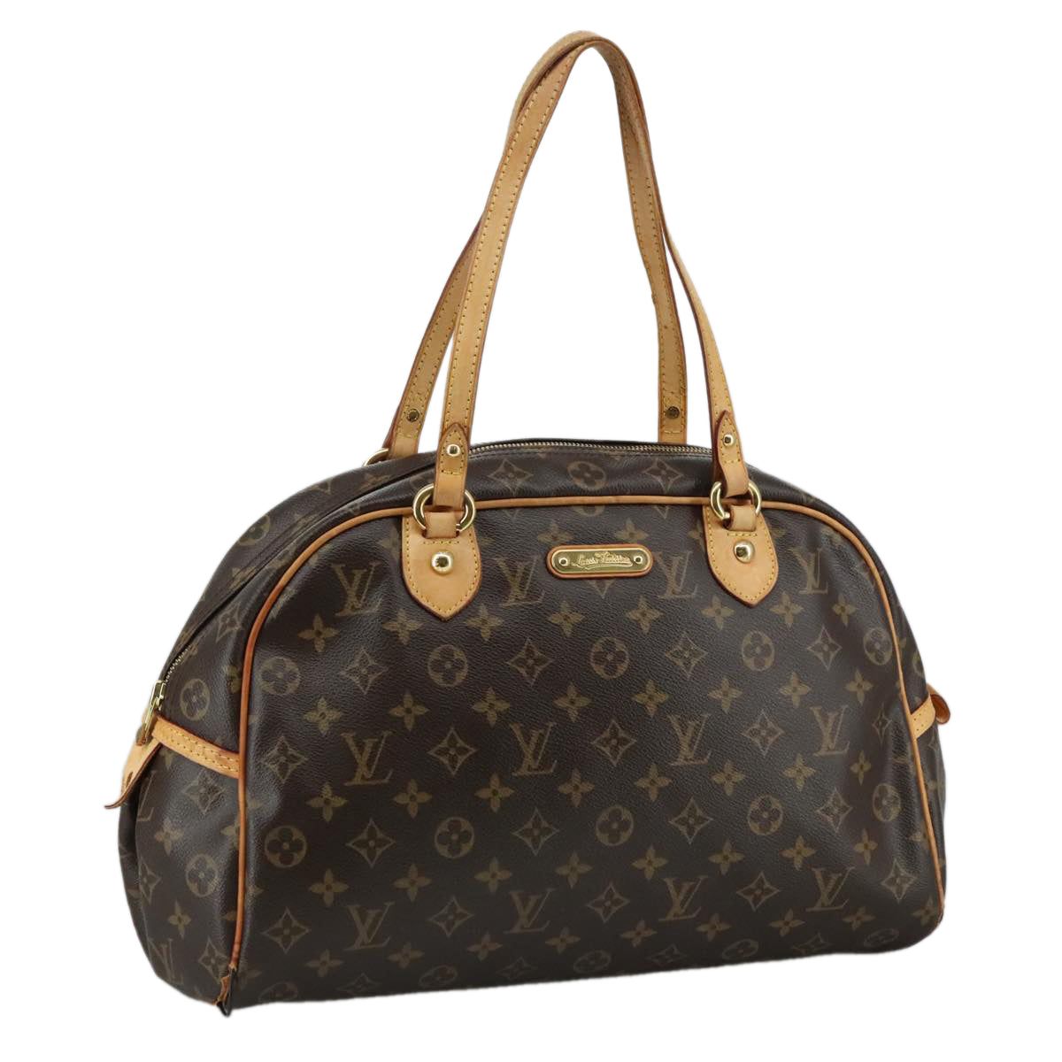 LOUIS VUITTON Monogram Montorgueil GM Shoulder Bag M95566 LV 107424