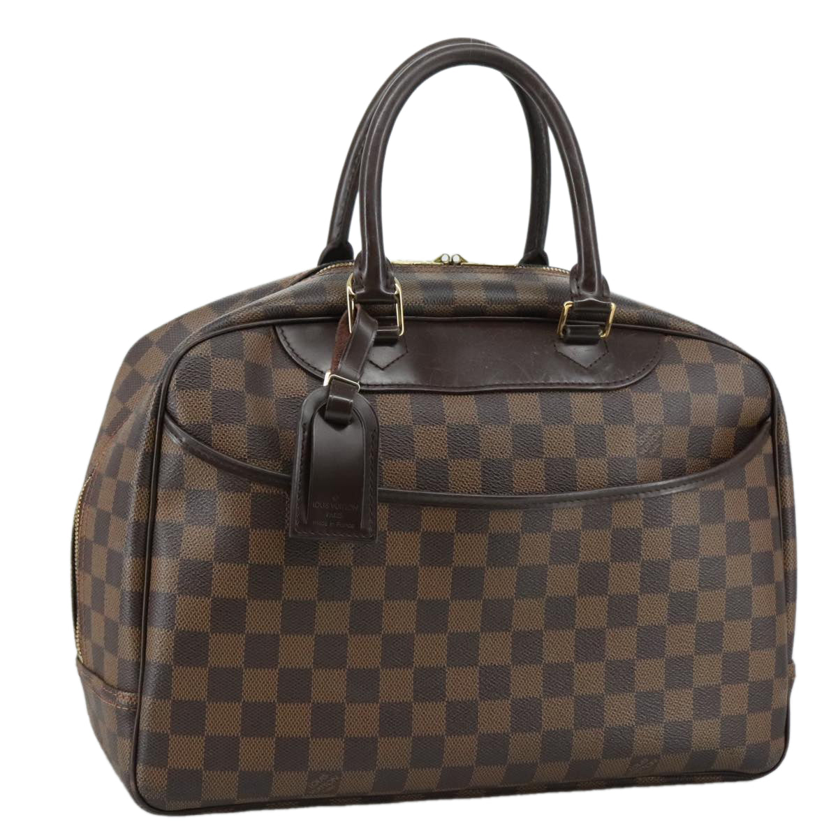 LOUIS VUITTON Damier Ebene Deauville Hand Bag SPO N47272 LV 107428