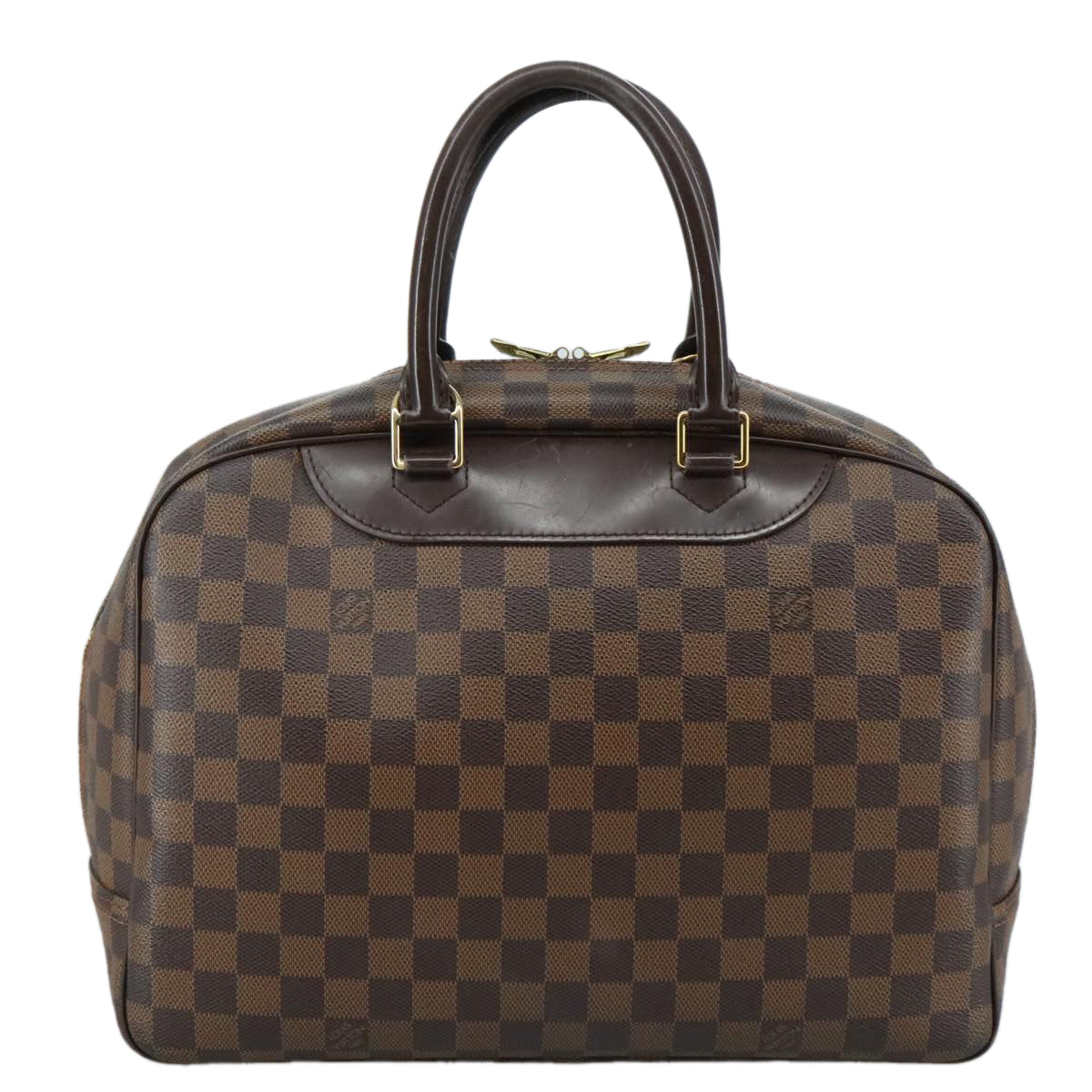 LOUIS VUITTON Damier Ebene Deauville Hand Bag SPO N47272 LV 107428