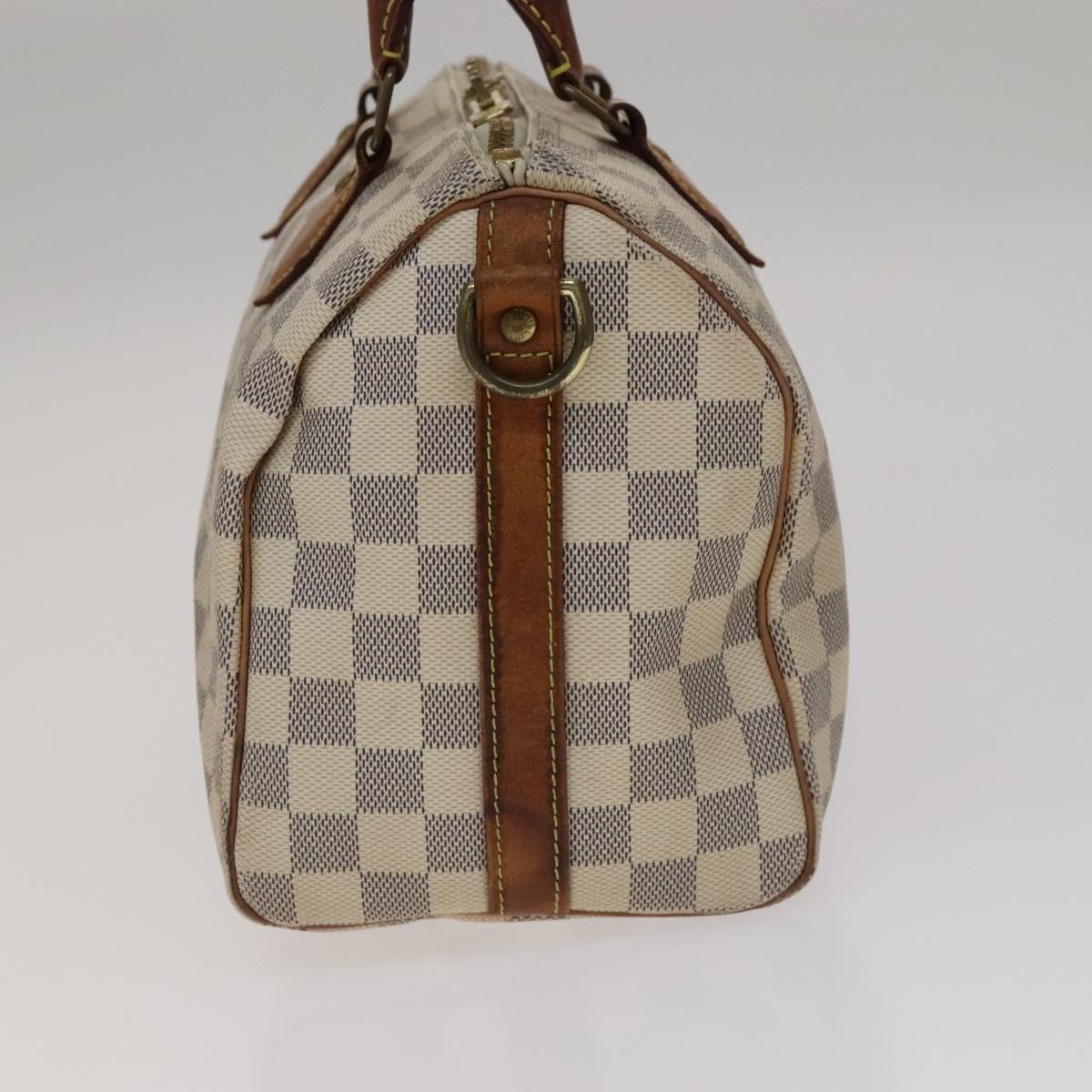 LOUIS VUITTON Damier Azur Speedy Bandouliere 25 Hand Bag N41000 LV 107432