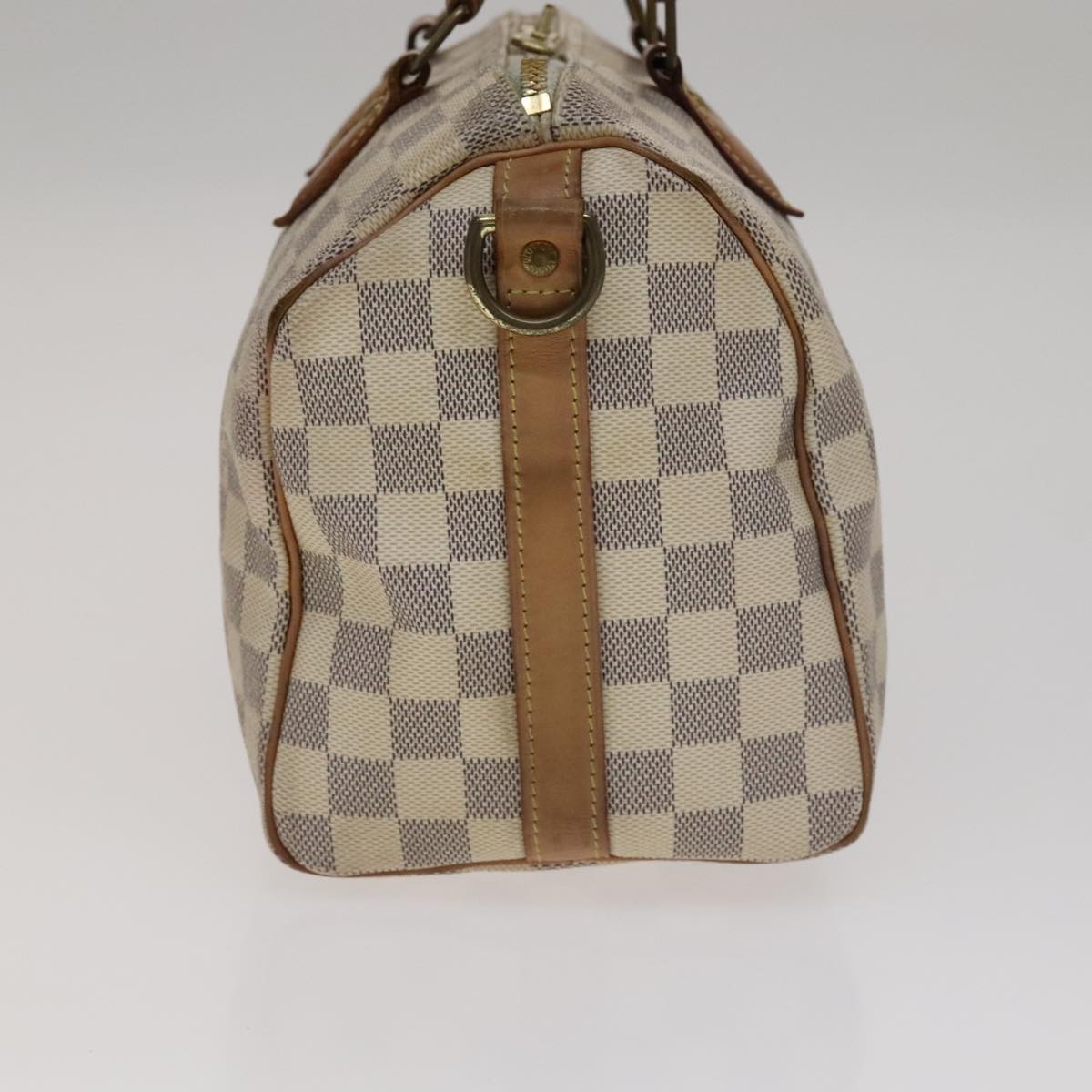 LOUIS VUITTON Damier Azur Speedy Bandouliere 25 Hand Bag N41000 LV 107432