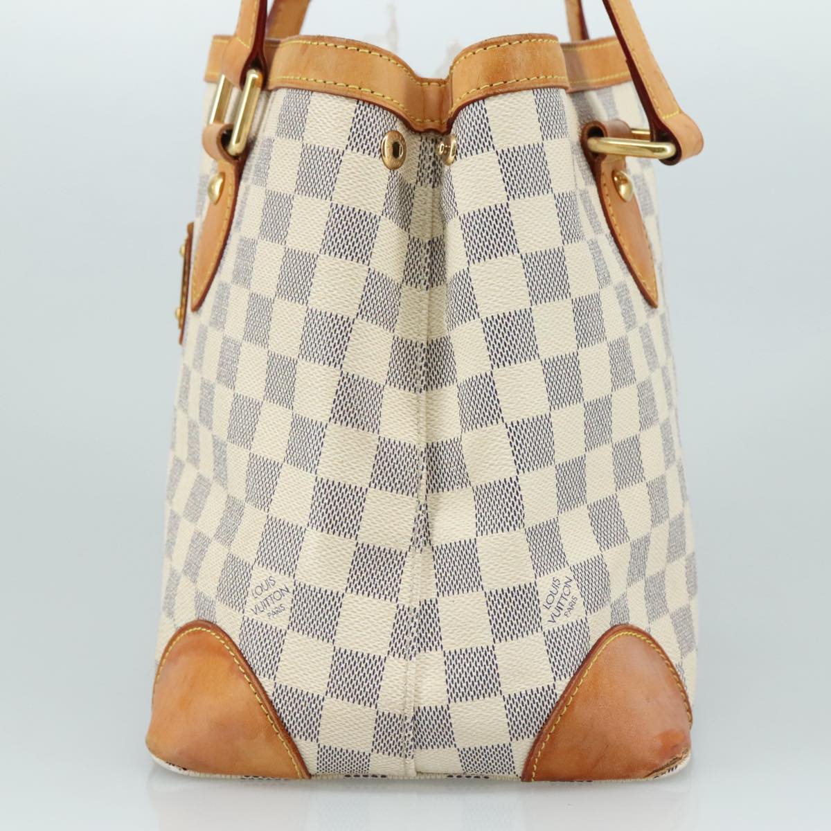 LOUIS VUITTON Damier Azur Hampstead PM Tote Bag N51207 LV 107433