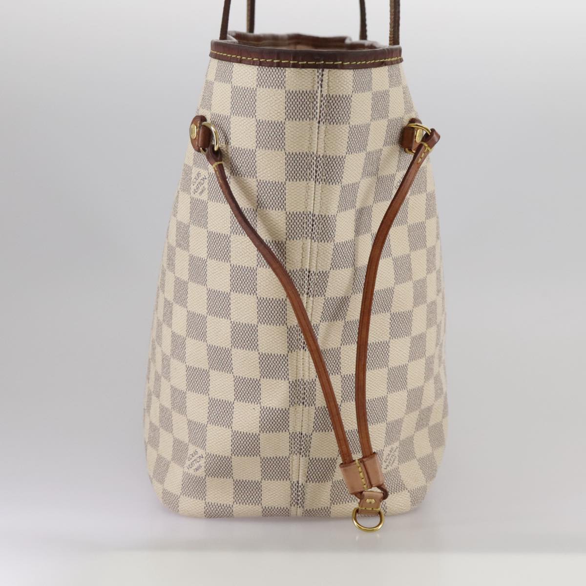 LOUIS VUITTON Damier Azur Neverfull MM Tote Bag N51107 LV 107434
