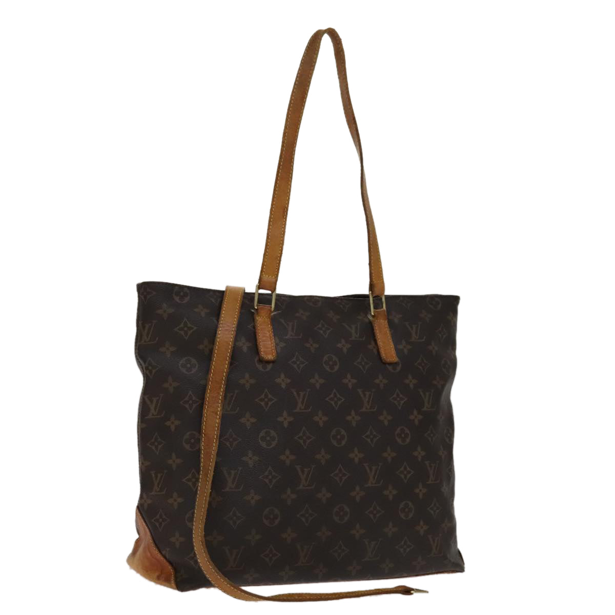LOUIS VUITTON Monogram Cabas Mezzo Tote Bag M51151 LV 107438
