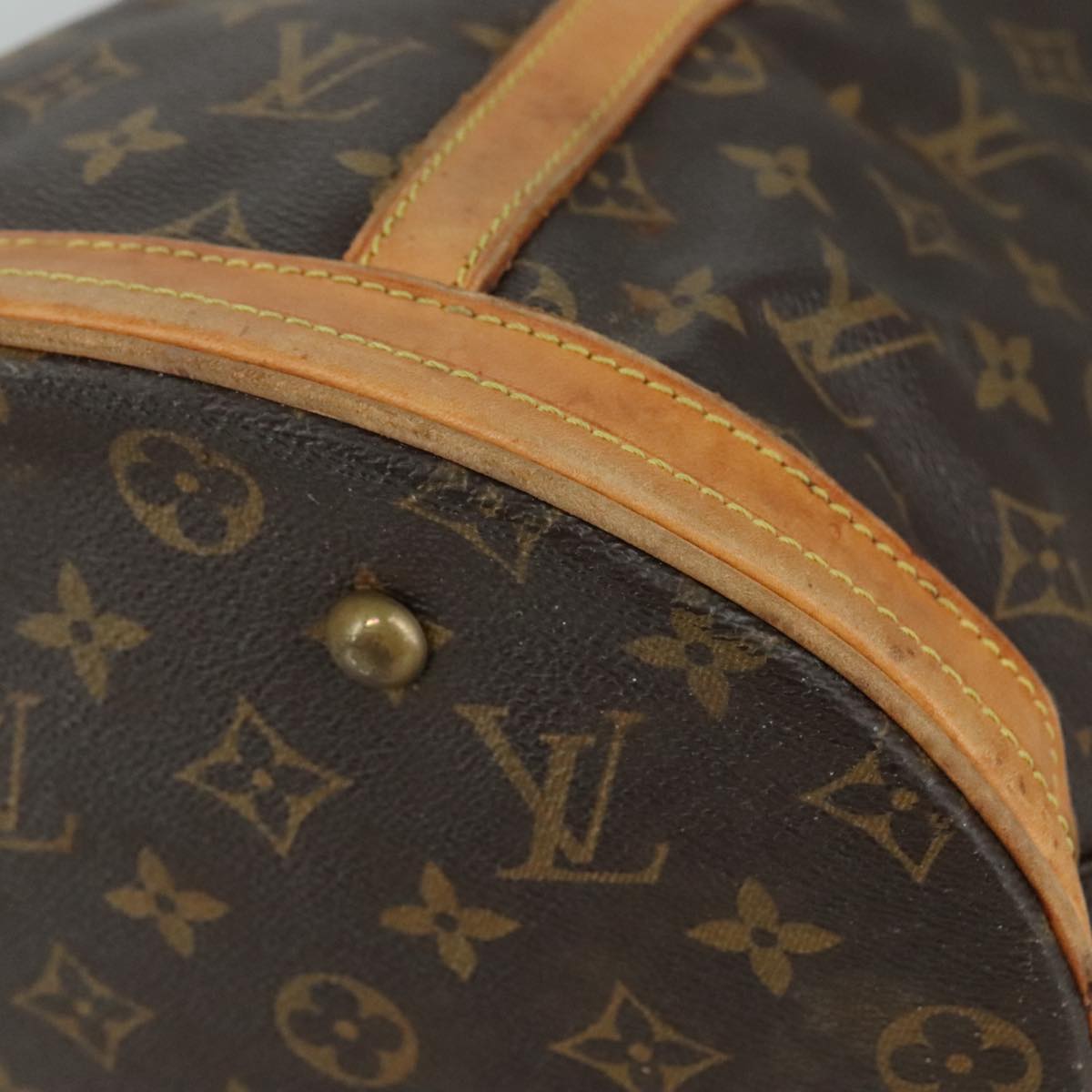 LOUIS VUITTON Monogram Bucket GM Shoulder Bag M42236 LV 107441