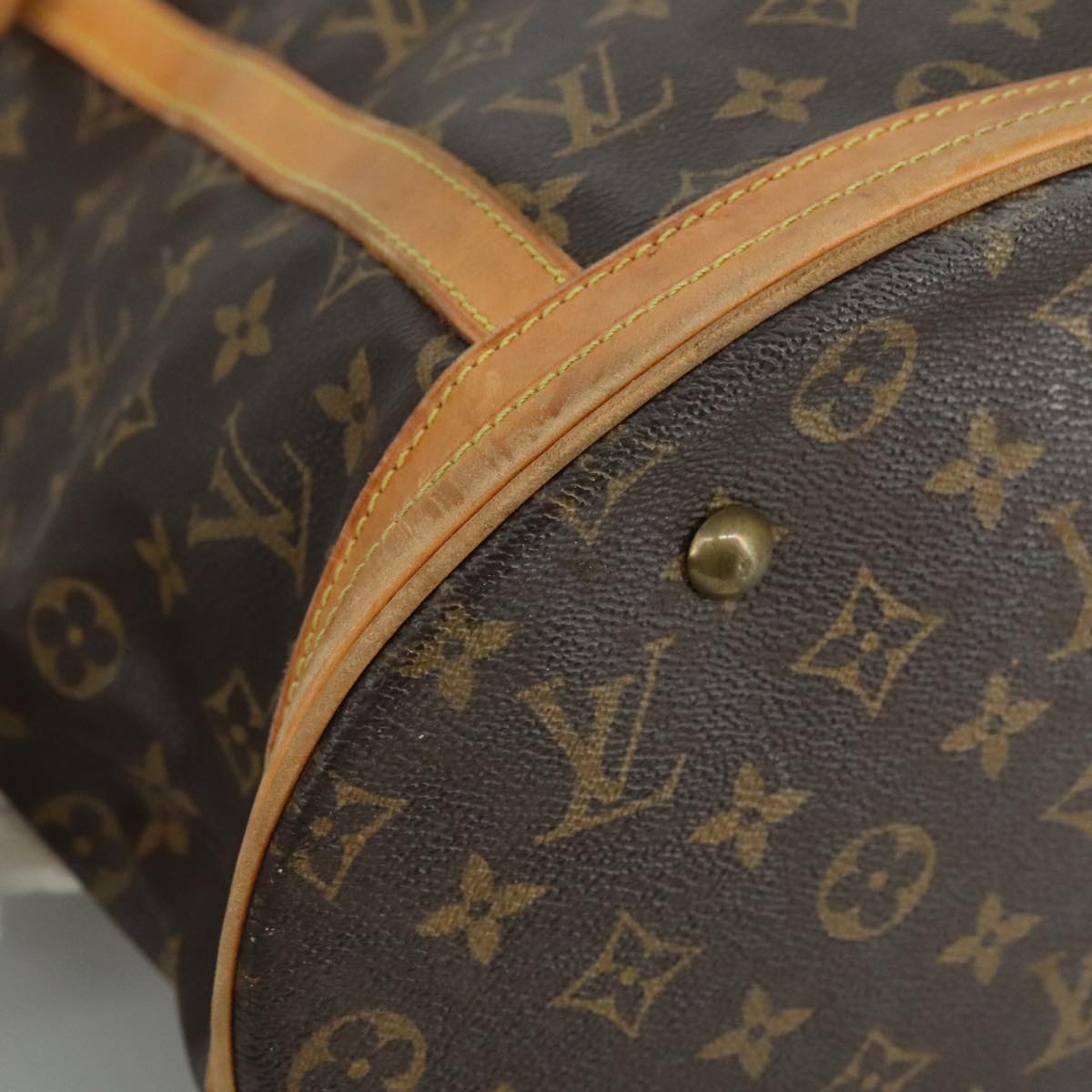 LOUIS VUITTON Monogram Bucket GM Shoulder Bag M42236 LV 107441