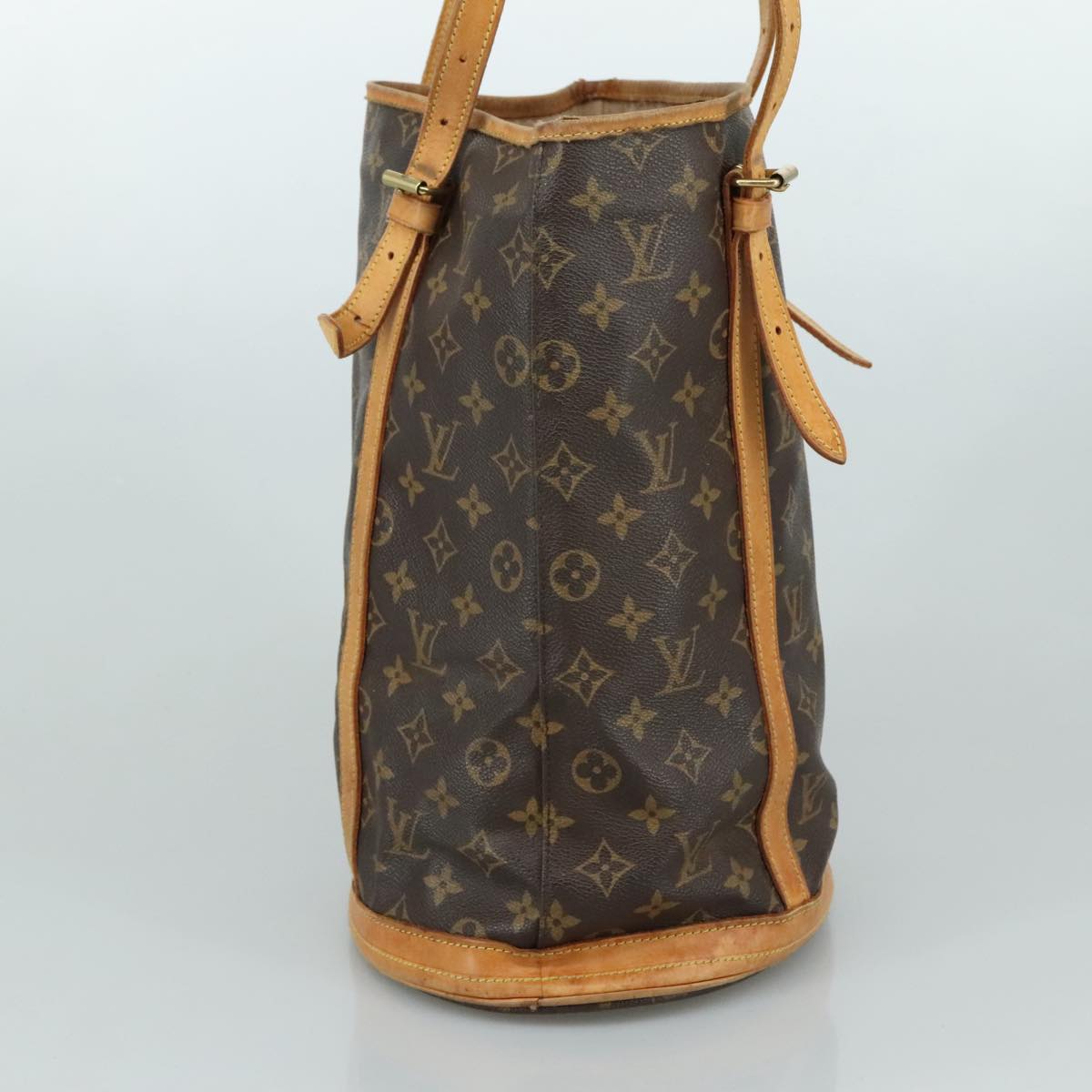 LOUIS VUITTON Monogram Bucket GM Shoulder Bag M42236 LV 107441