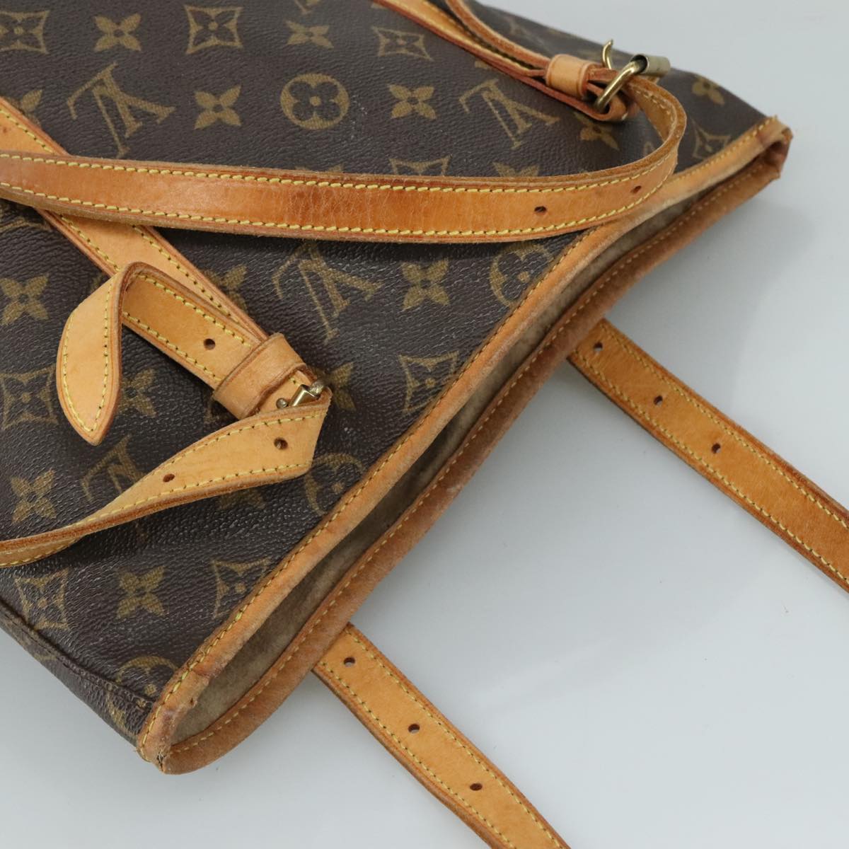 LOUIS VUITTON Monogram Bucket GM Shoulder Bag M42236 LV 107441