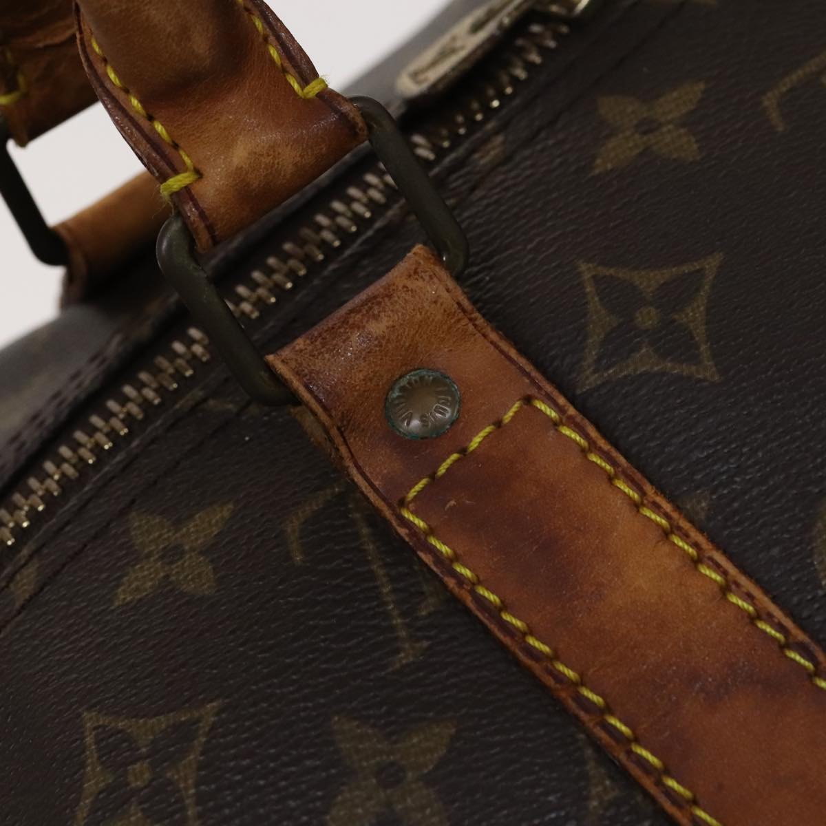 LOUIS VUITTON Monogram Keepall Bandouliere 55 Boston Bag M41414 LV 107455