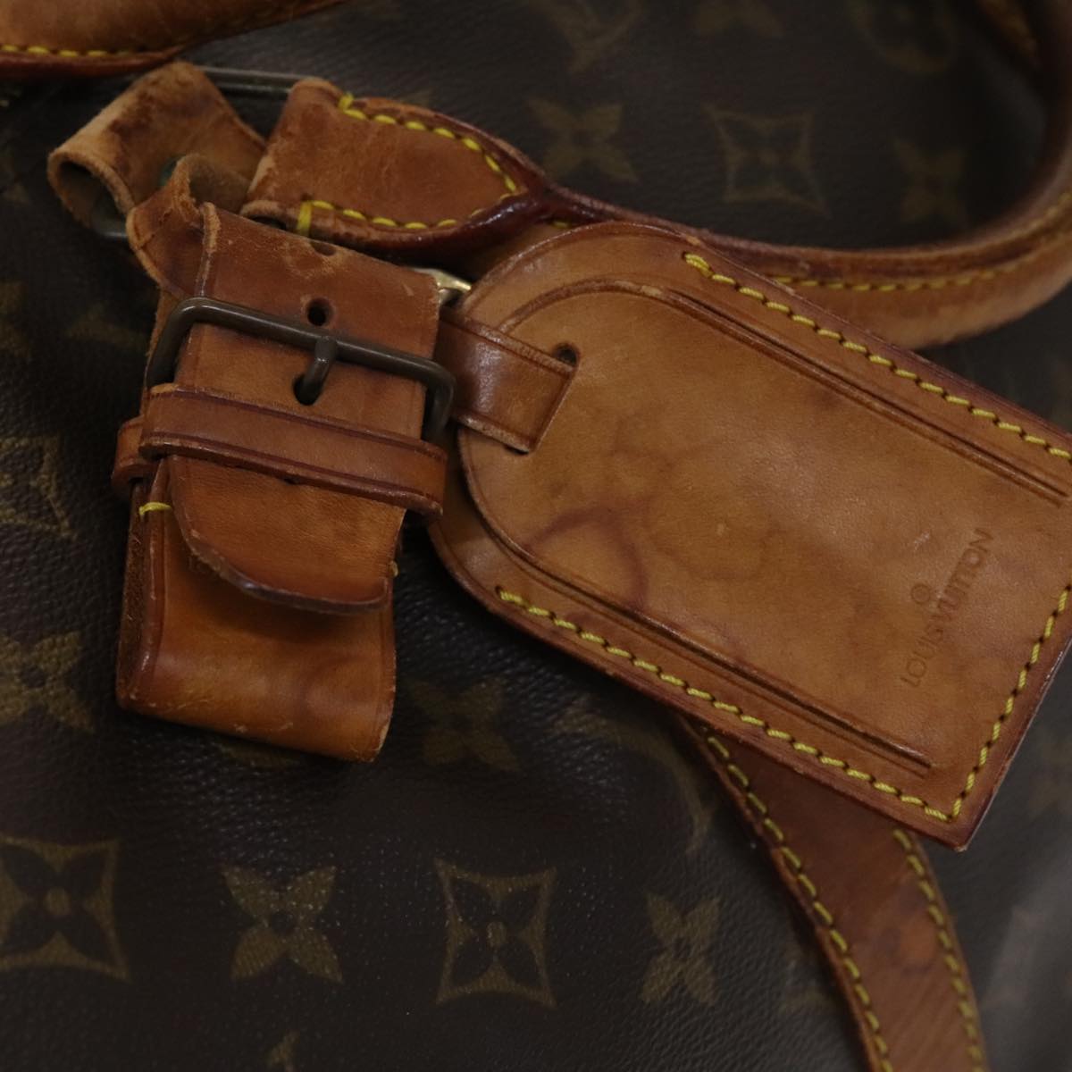 LOUIS VUITTON Monogram Keepall Bandouliere 55 Boston Bag M41414 LV 107455