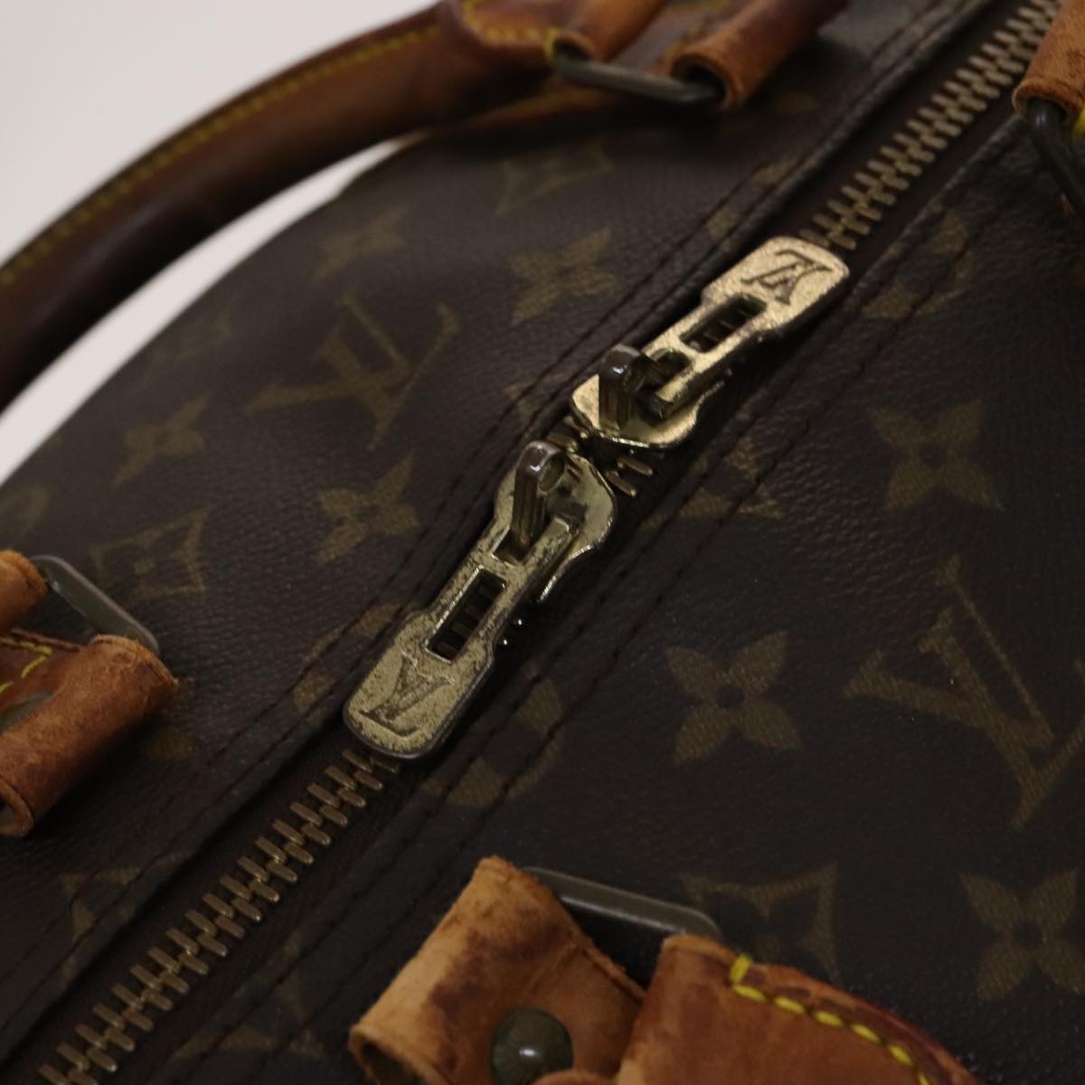 LOUIS VUITTON Monogram Keepall Bandouliere 55 Boston Bag M41414 LV 107455