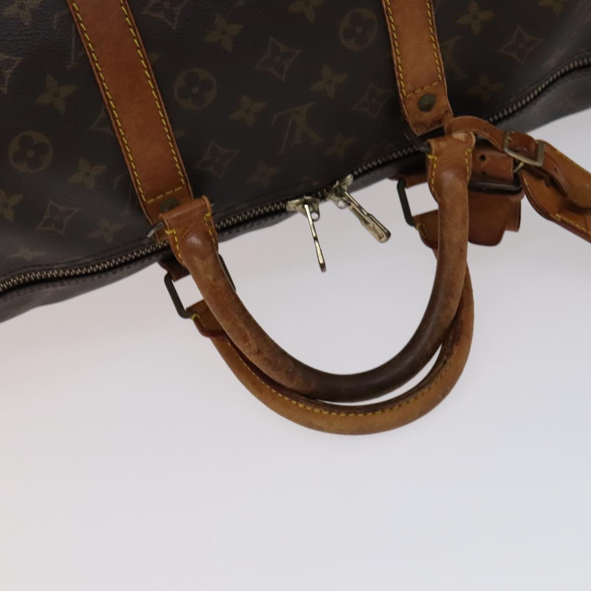 LOUIS VUITTON Monogram Keepall Bandouliere 55 Boston Bag M41414 LV 107455